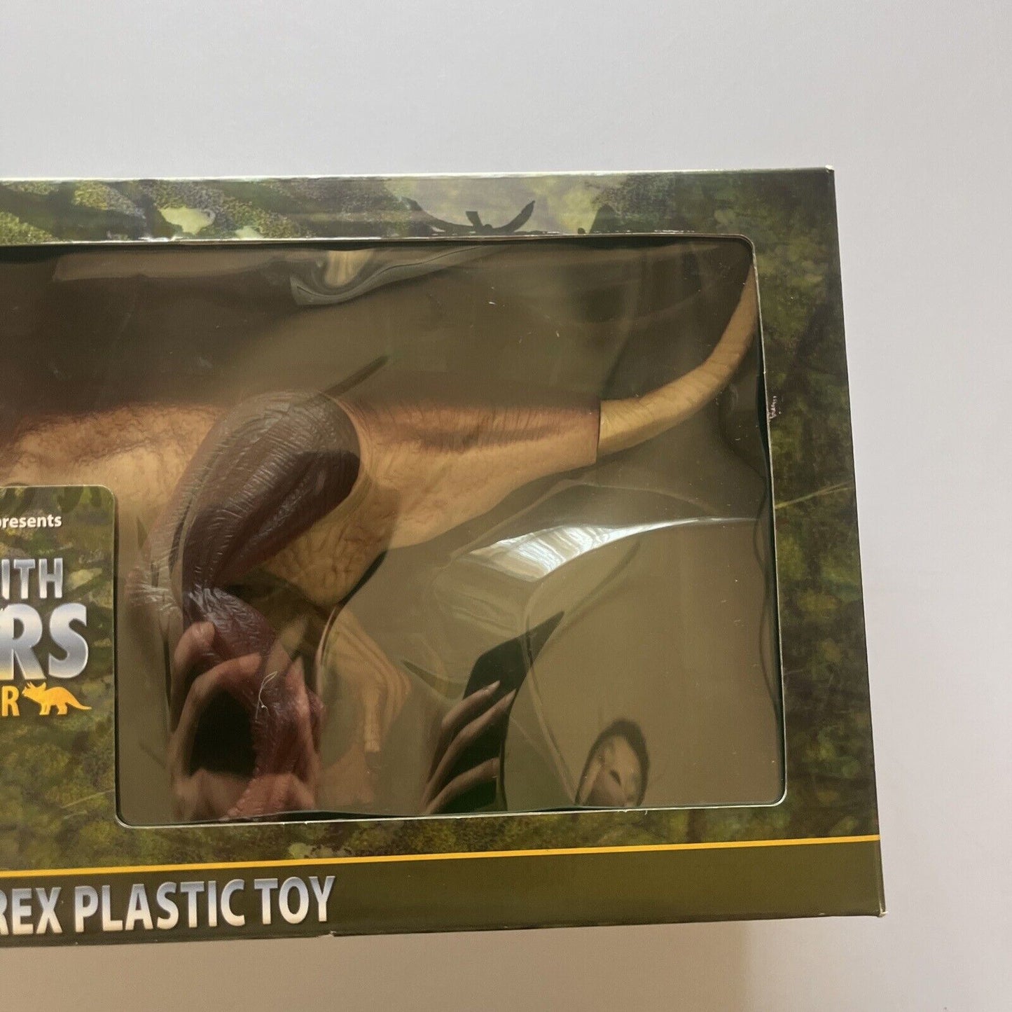 BBC Walking With Dinosaurs Tyrannosaurs Rex Plastic Toy 13" Long 2012 BBC Earth