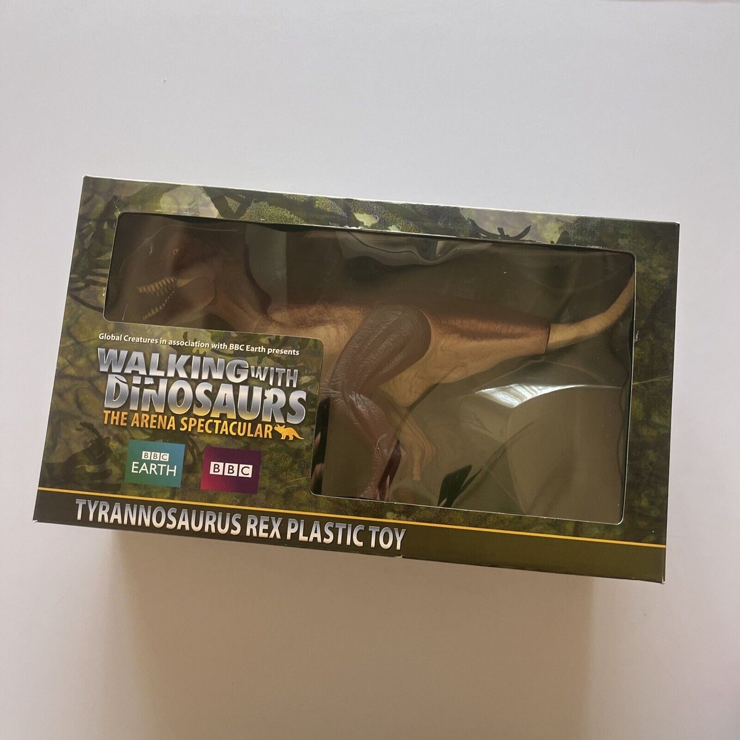 BBC Walking With Dinosaurs Tyrannosaurs Rex Plastic Toy 13" Long 2012 BBC Earth