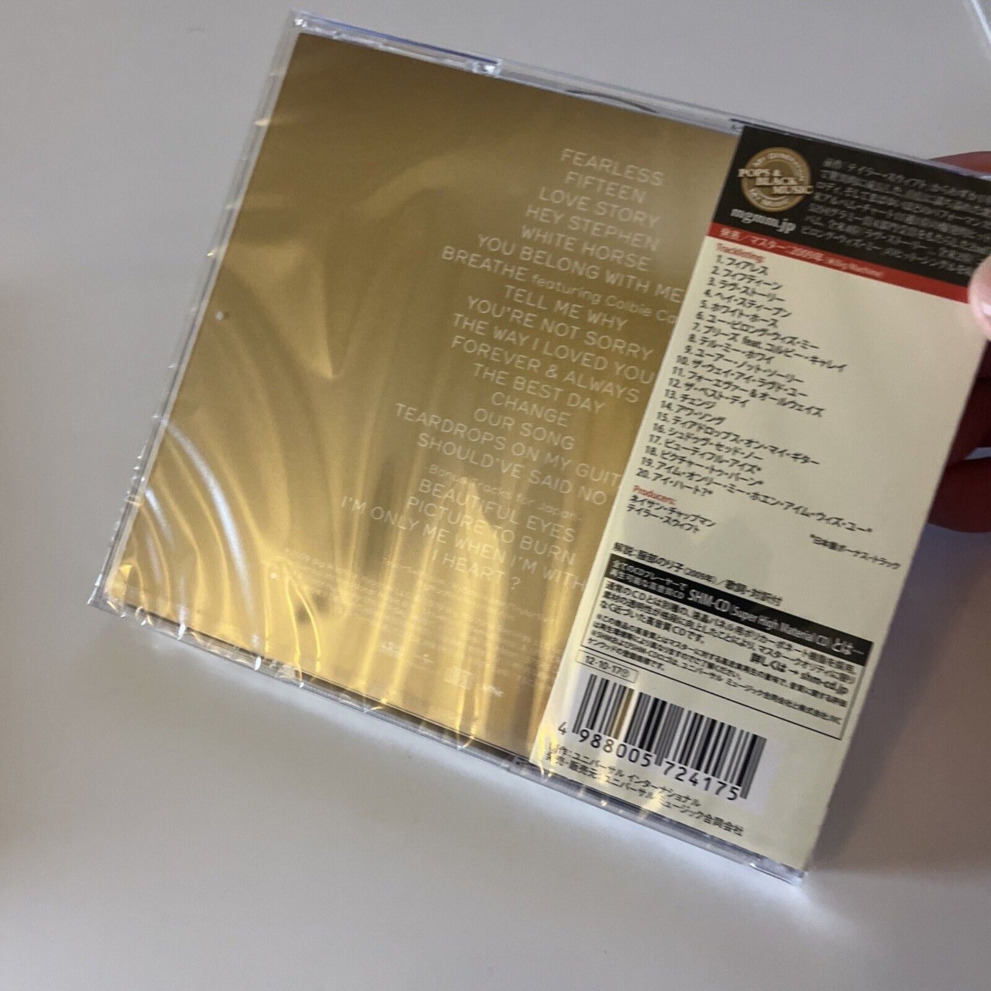 Taylor Swift - Fearless (CD, SHM-CD, 2008) Obi Japan UICY-20409 *New Sealed*