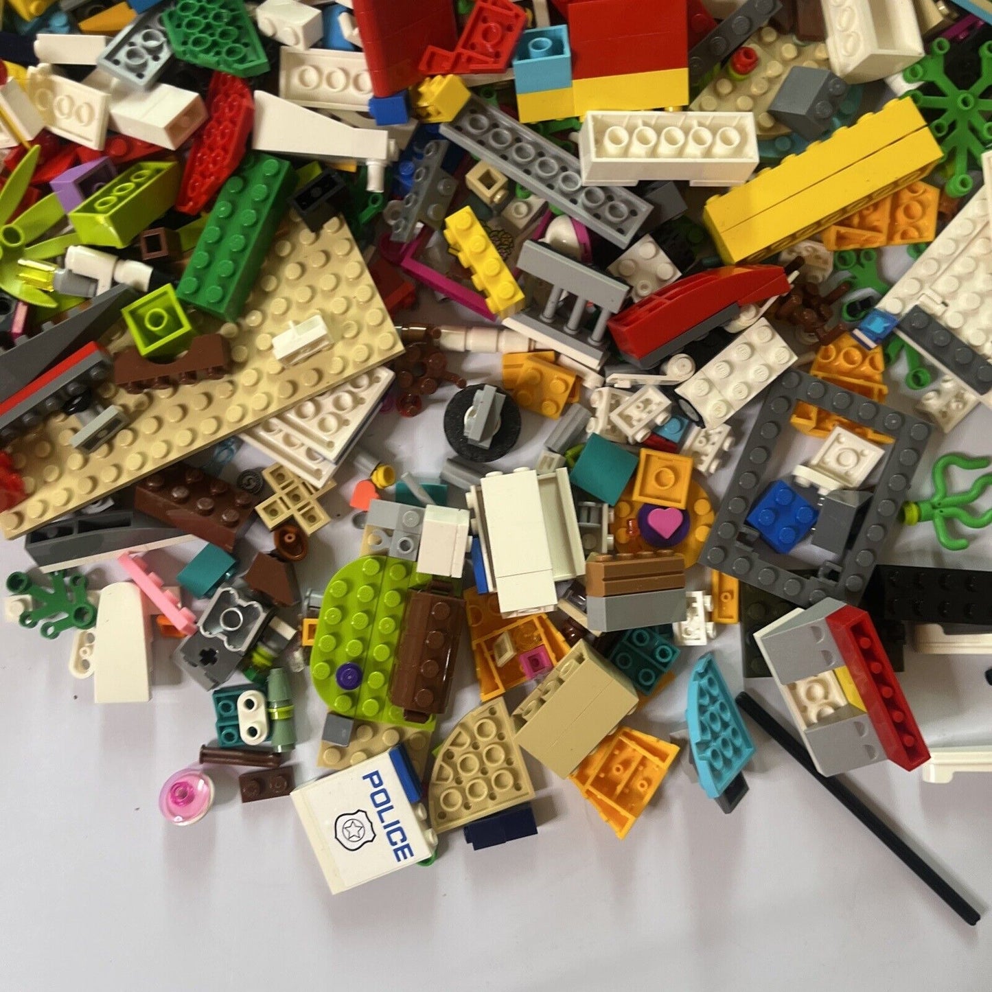 Genuine Authentic Lego 1.45kg Bulk Lot Police City Bricks
