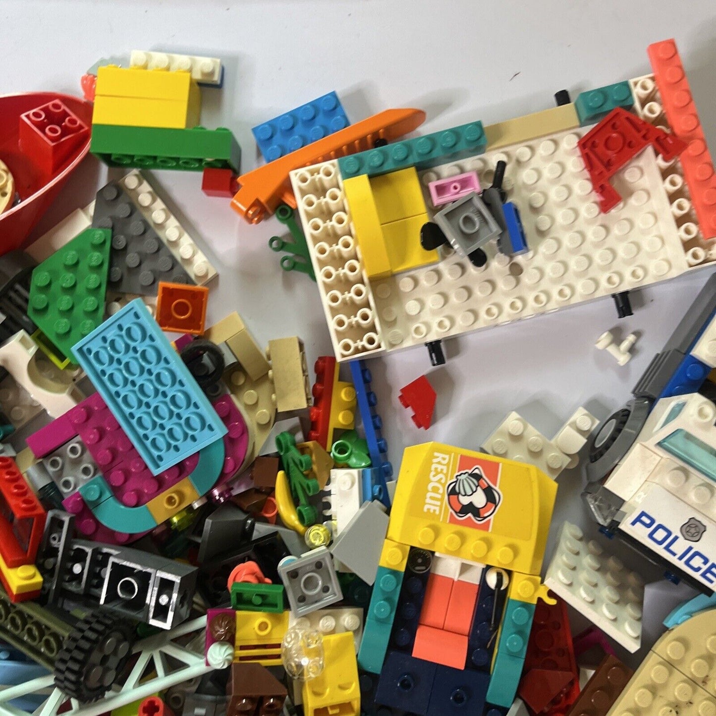 Genuine Authentic Lego 1.45kg Bulk Lot Police City Bricks