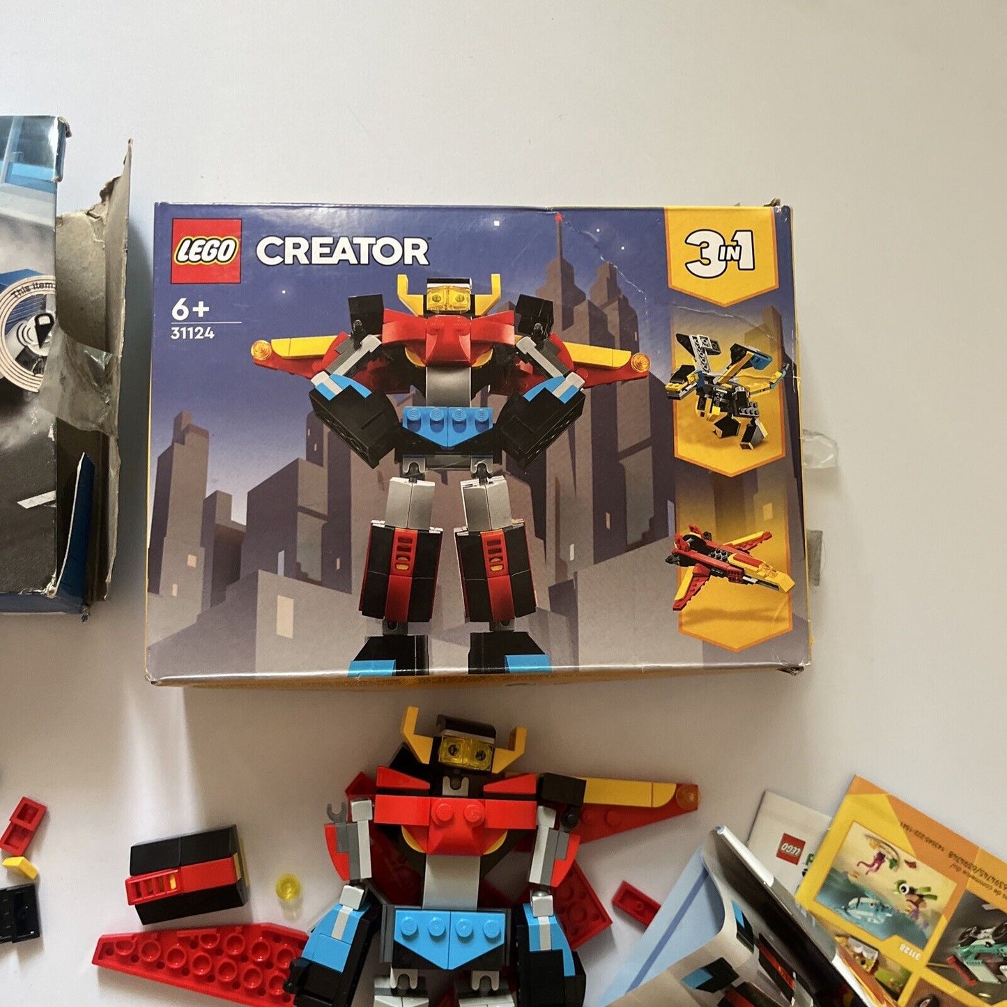 LEGO CREATOR: Super Robot (31124) & City (60241) *Incomplete Missing Pieces*