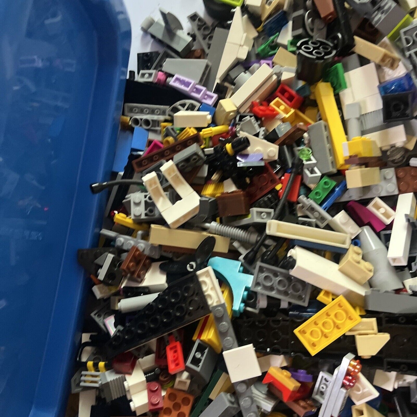 Genuine Authentic Lego 2.63kg Bulk Lot Police Bricks Parts Container