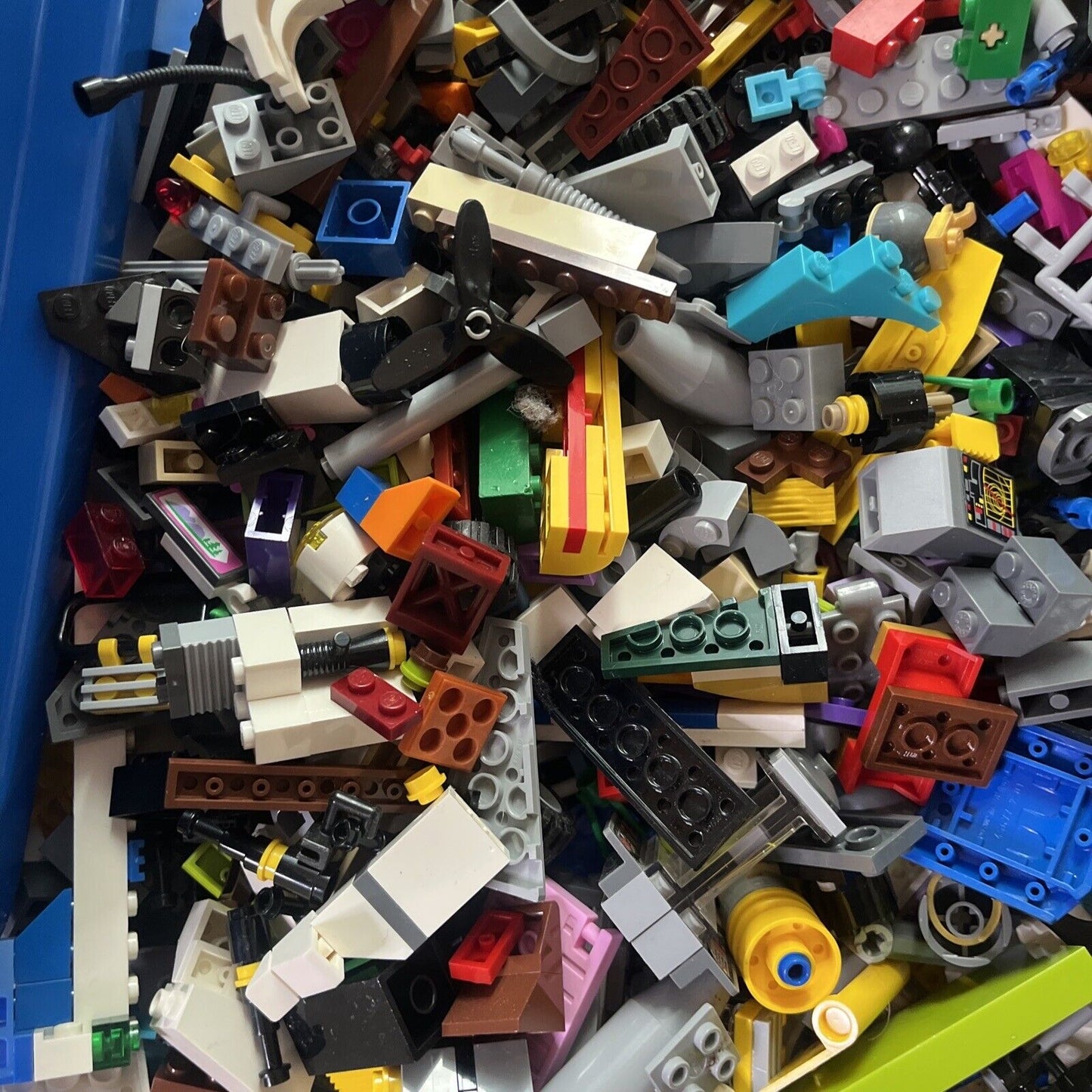 Genuine Authentic Lego 2.63kg Bulk Lot Police Bricks Parts Container