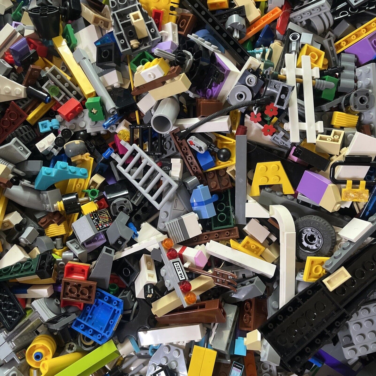 Genuine Authentic Lego 2.63kg Bulk Lot Police Bricks Parts Container