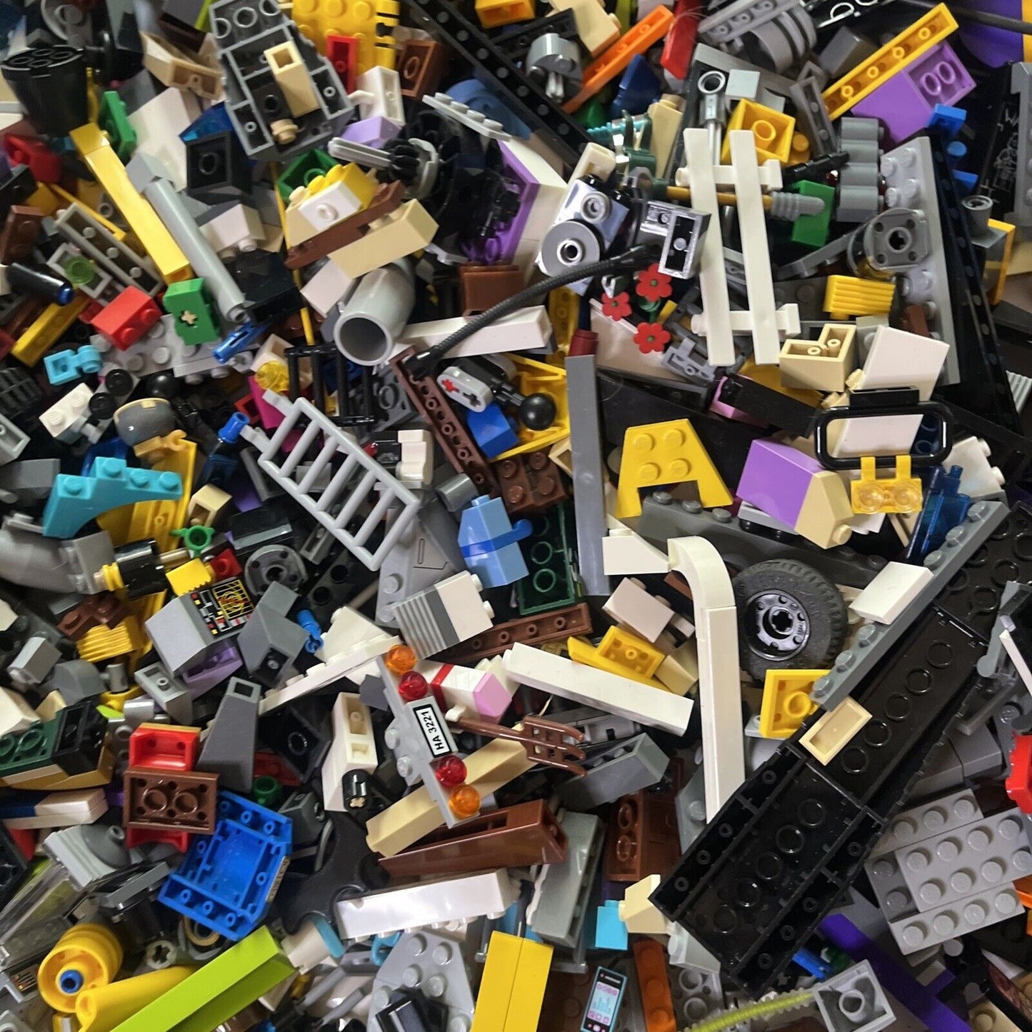 Genuine Authentic Lego 2.63kg Bulk Lot Police Bricks Parts Container