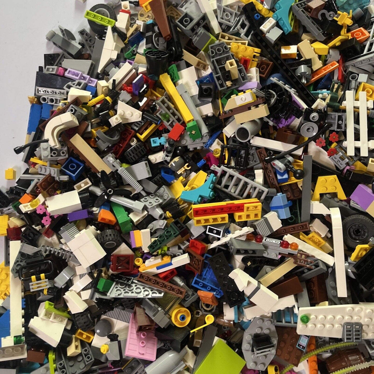 Genuine Authentic Lego 2.63kg Bulk Lot Police Bricks Parts Container