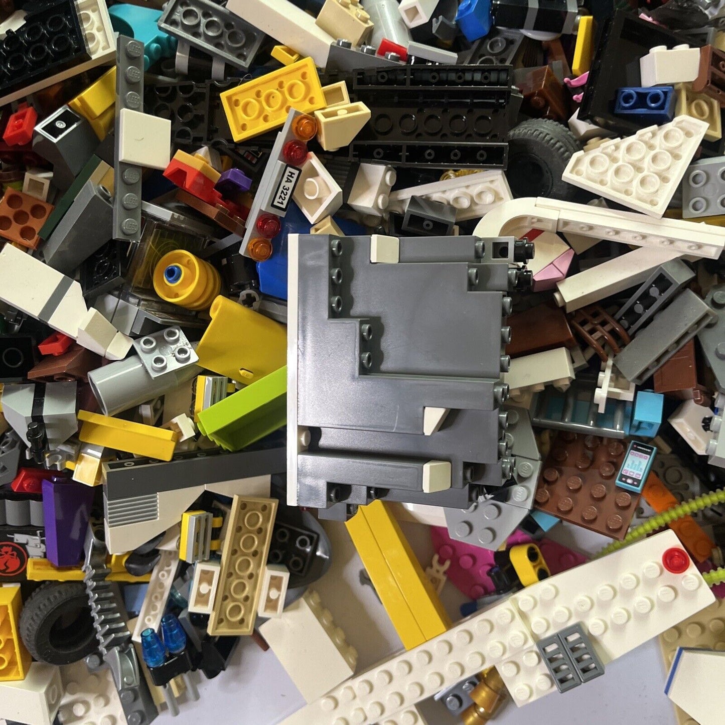 Genuine Authentic Lego 2.63kg Bulk Lot Police Bricks Parts Container