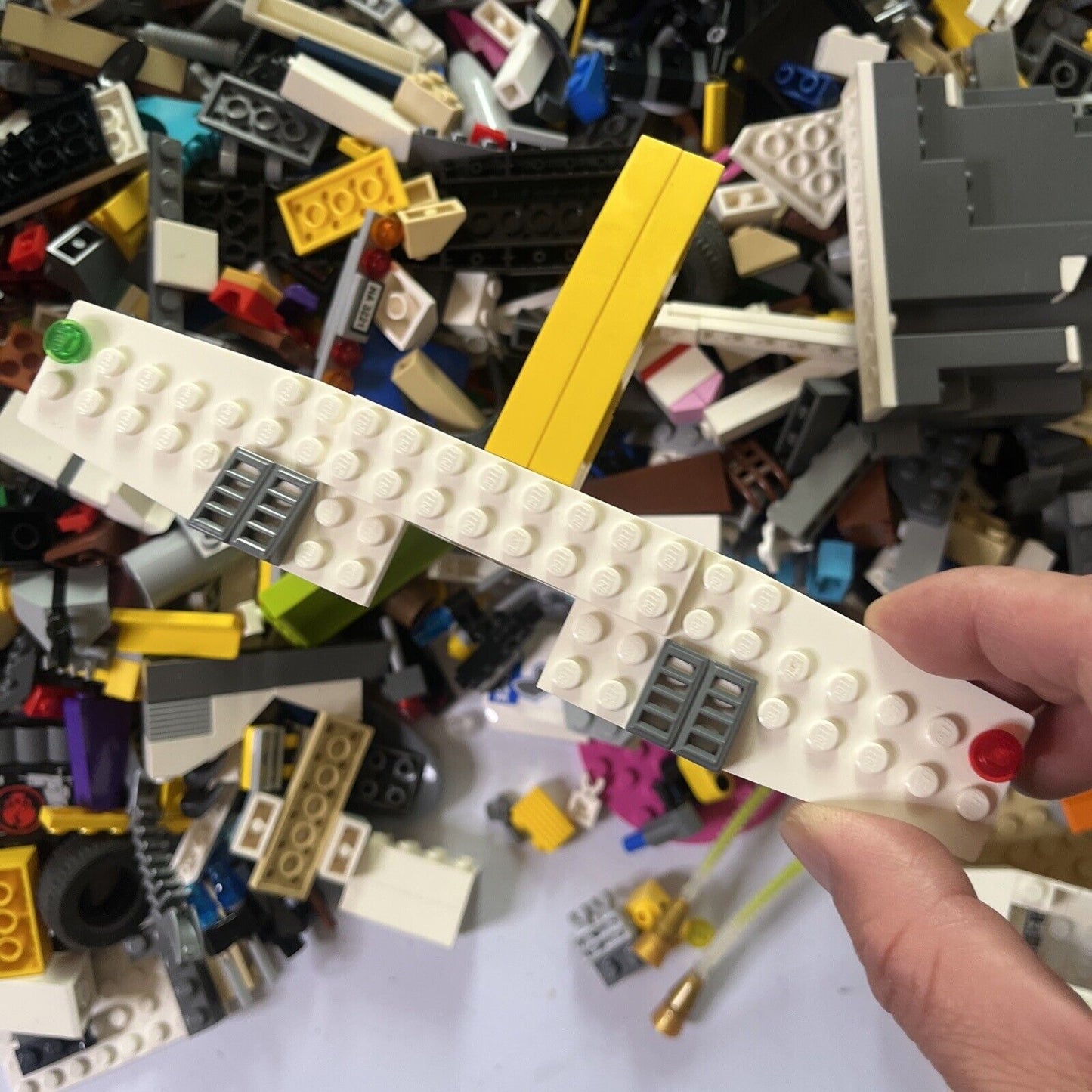 Genuine Authentic Lego 2.63kg Bulk Lot Police Bricks Parts Container