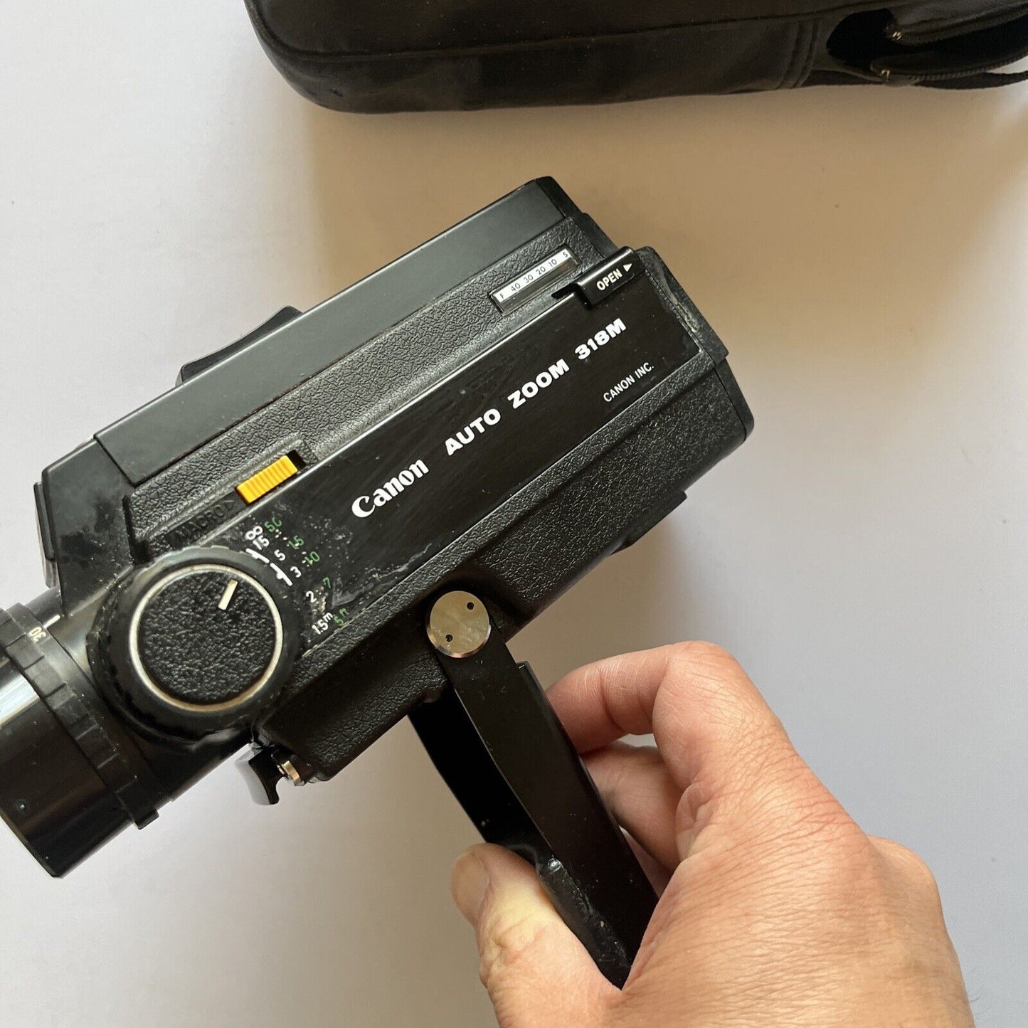 Canon Auto Zoom 318M Super 8 Film Camera *Untested - For Parts Or Repair*