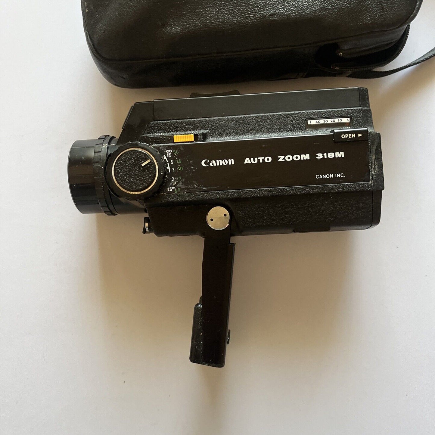 Canon Auto Zoom 318M Super 8 Film Camera *Untested - For Parts Or Repair*