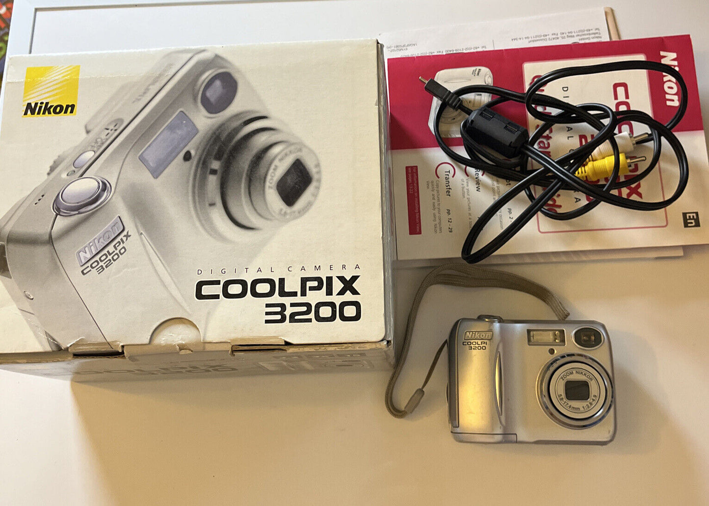 Nikon Coolpix 3200 Digital Camera 3.2MP With 1gb SD Card