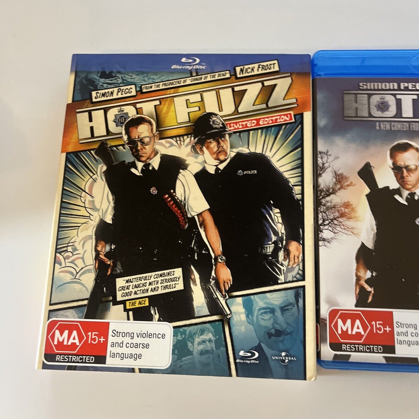 Hot Fuzz - Limited Edition (Bluray, 2007) Nick Frost, Simon Pegg Region B
