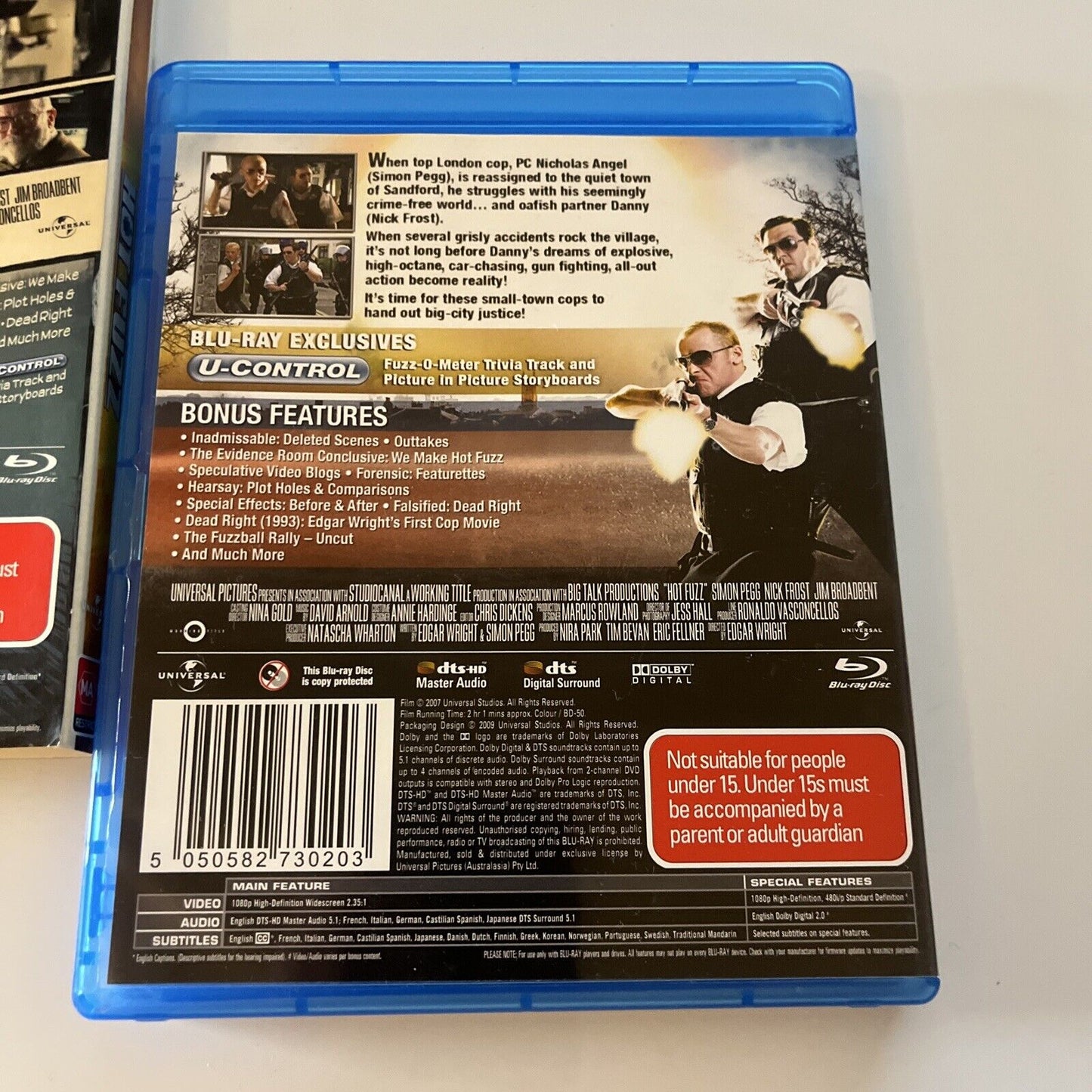 Hot Fuzz - Limited Edition (Bluray, 2007) Nick Frost, Simon Pegg Region B