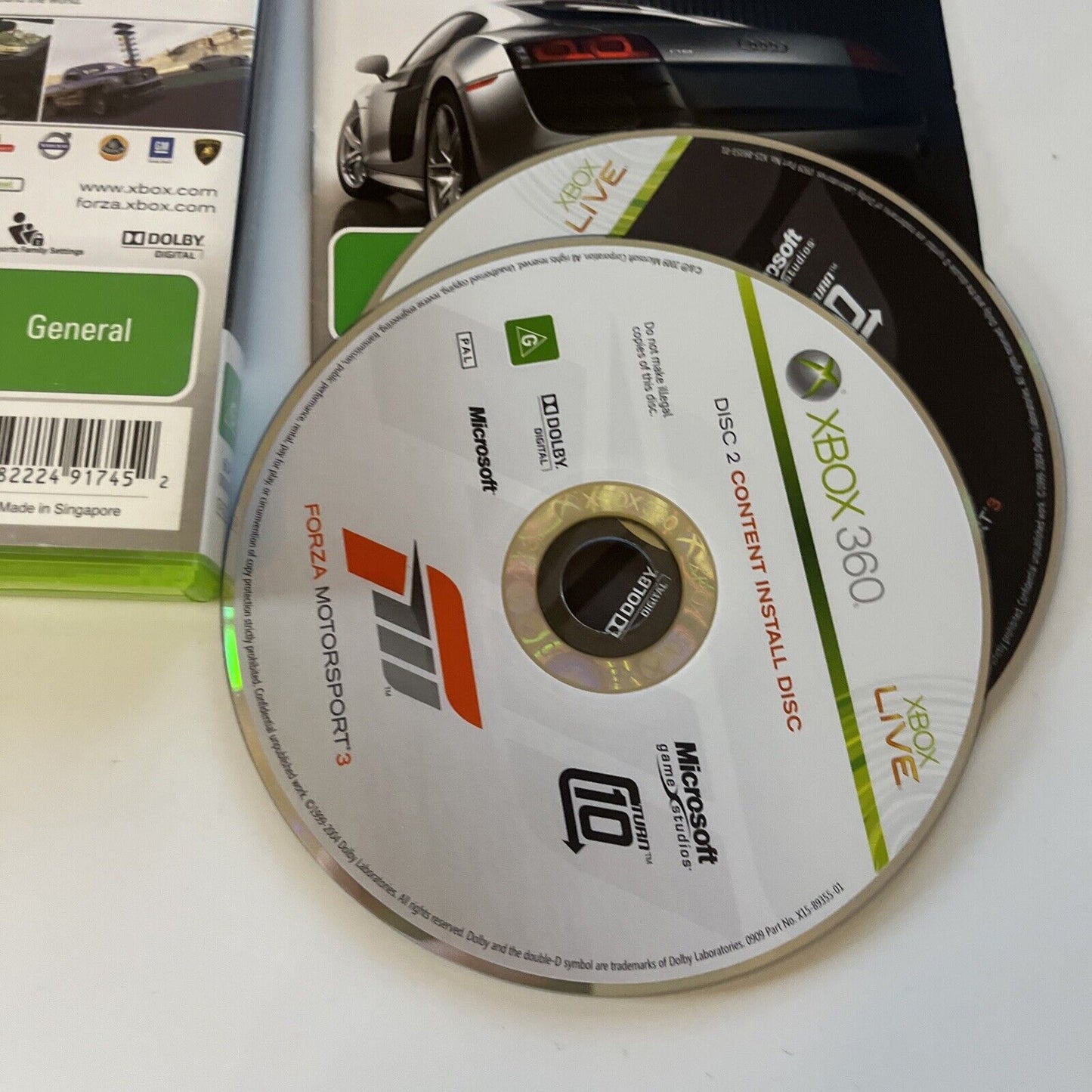 Forza Motorsport 3 Microsoft Xbox 360 Game PAL With Manual