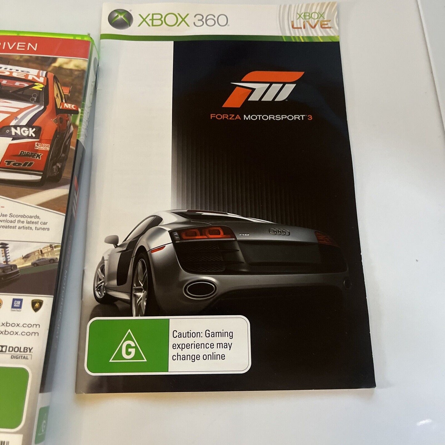 Forza Motorsport 3 Microsoft Xbox 360 Game PAL With Manual