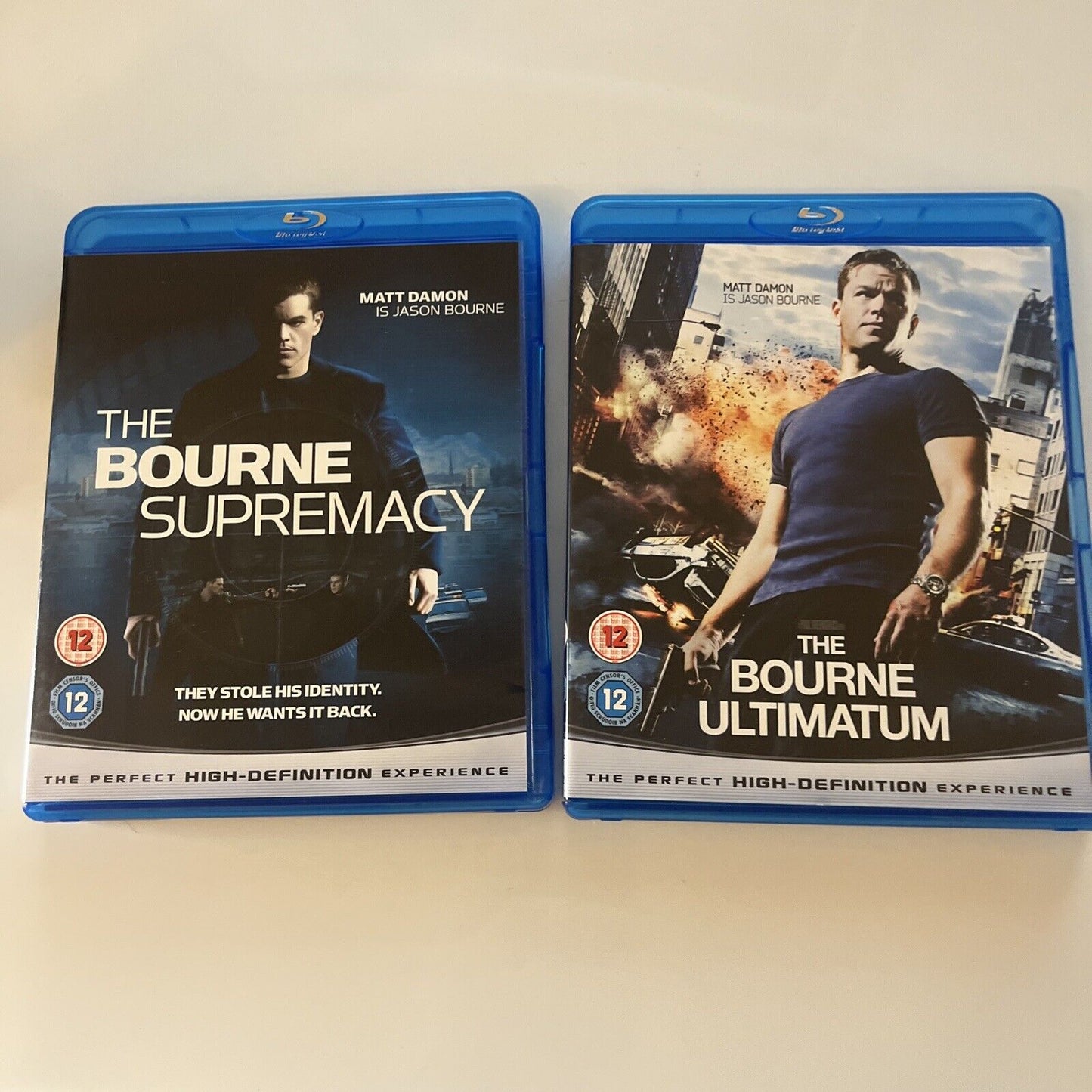 The Bourne Supremacy / The Bourne Ultimatum (Bluray, 2004) Region B
