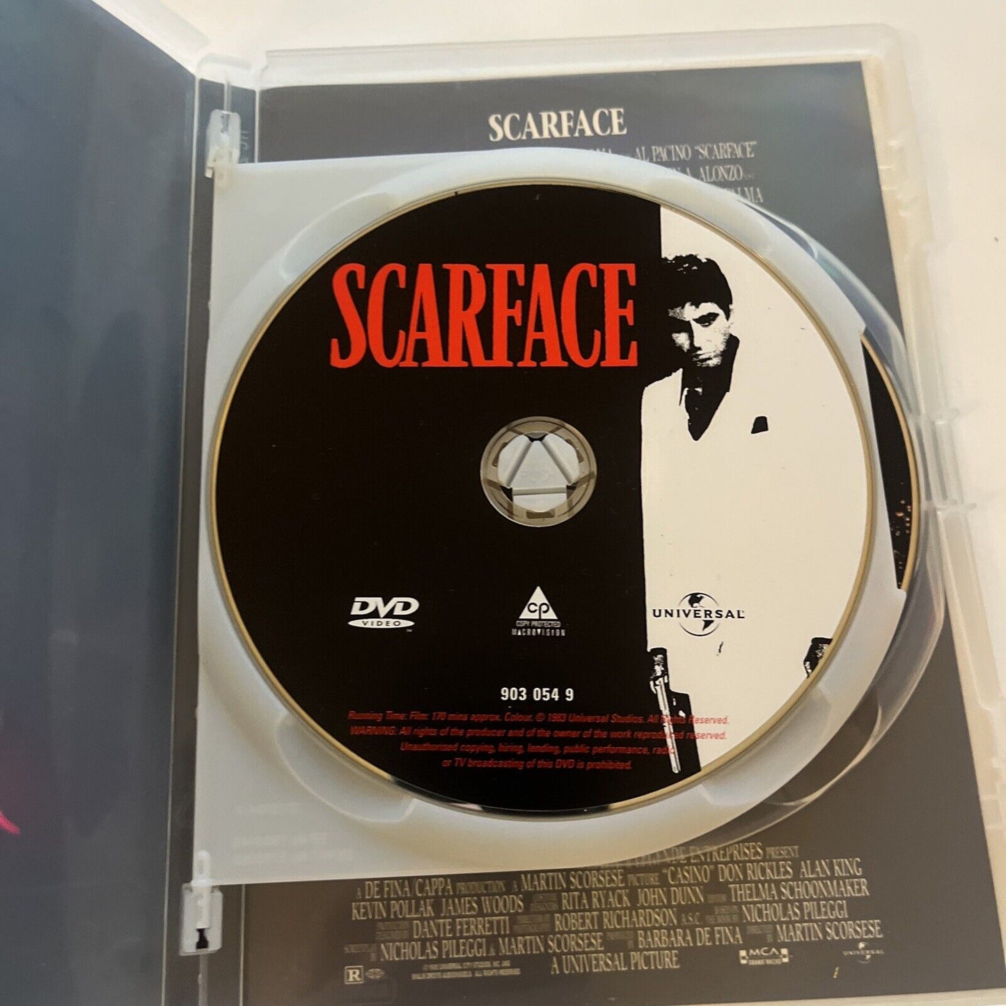 Scarface / Casino (DVD, 2-Disc) Al Pacino, Robert De Niro Region 4 &2
