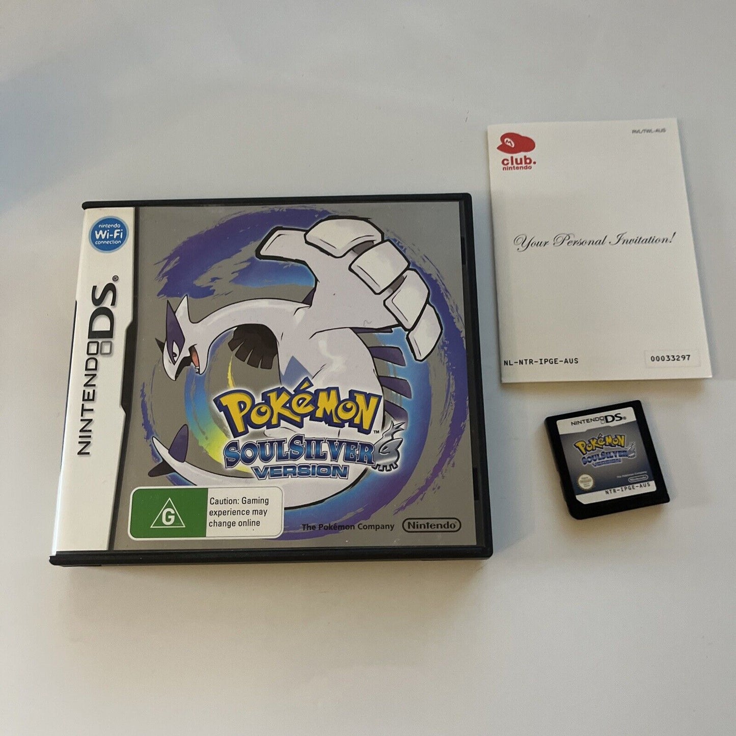Pokémon SoulSilver Version Nintendo DS NTR-IPGE-AUS