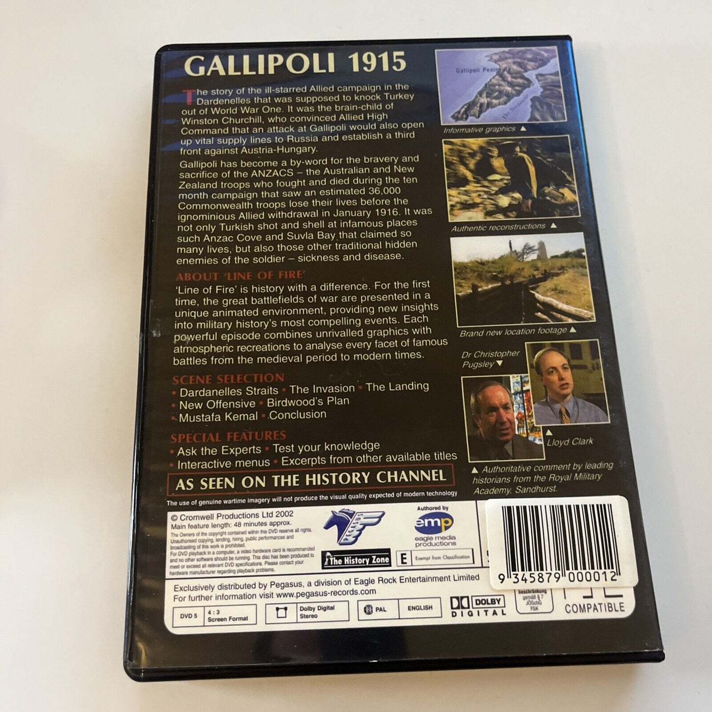 The War File: Gallipoli 1915 - Frontal Assault On Turkey (DVD) NEW All Regions