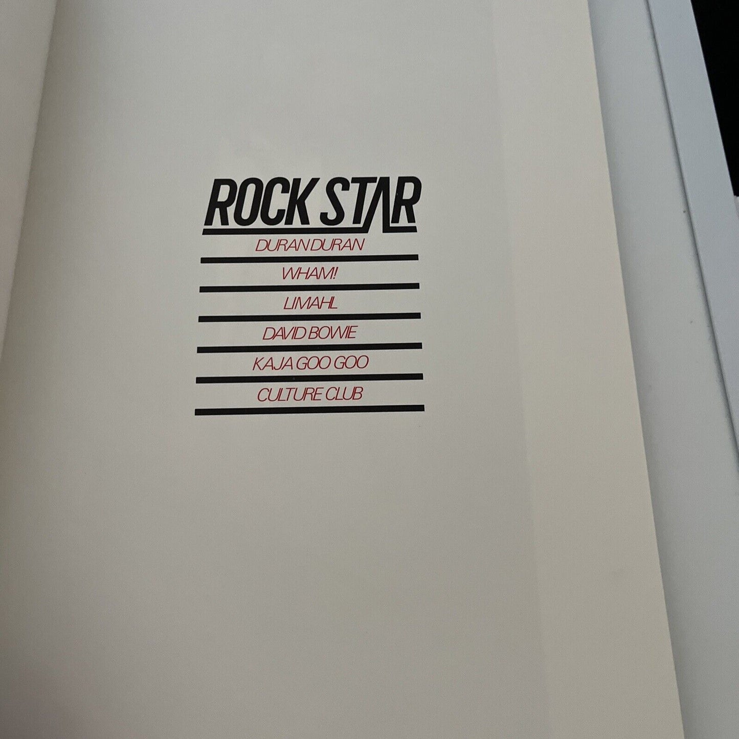 Rock Star Magazine Volume 1 1984 Duran Duran Japanese Edition