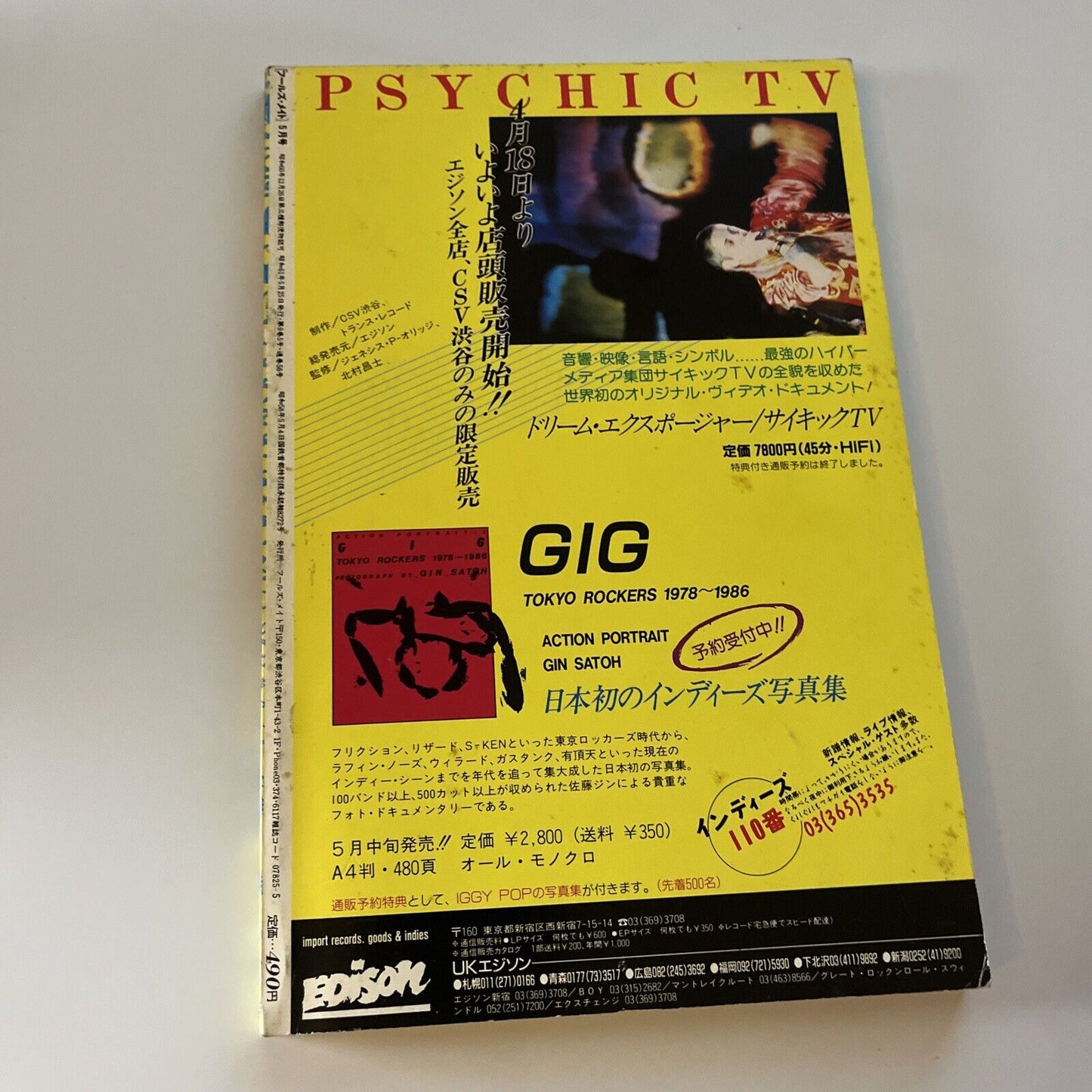 Fool's Mate Danielle Dax Japanese Edition 1986 May No 56