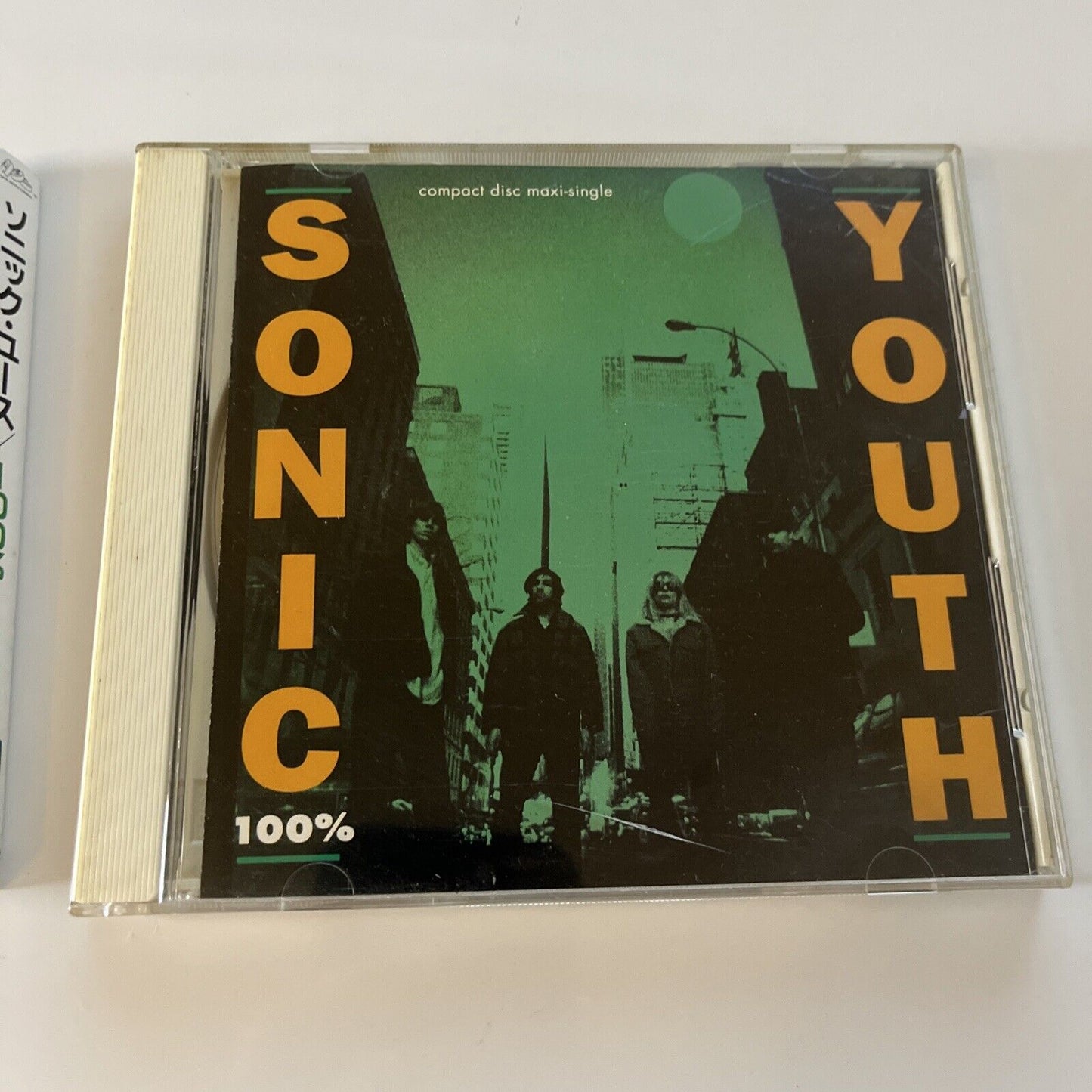 Sonic Youth - 100% (CD, 1992) Obi Japan Mvcg-12002