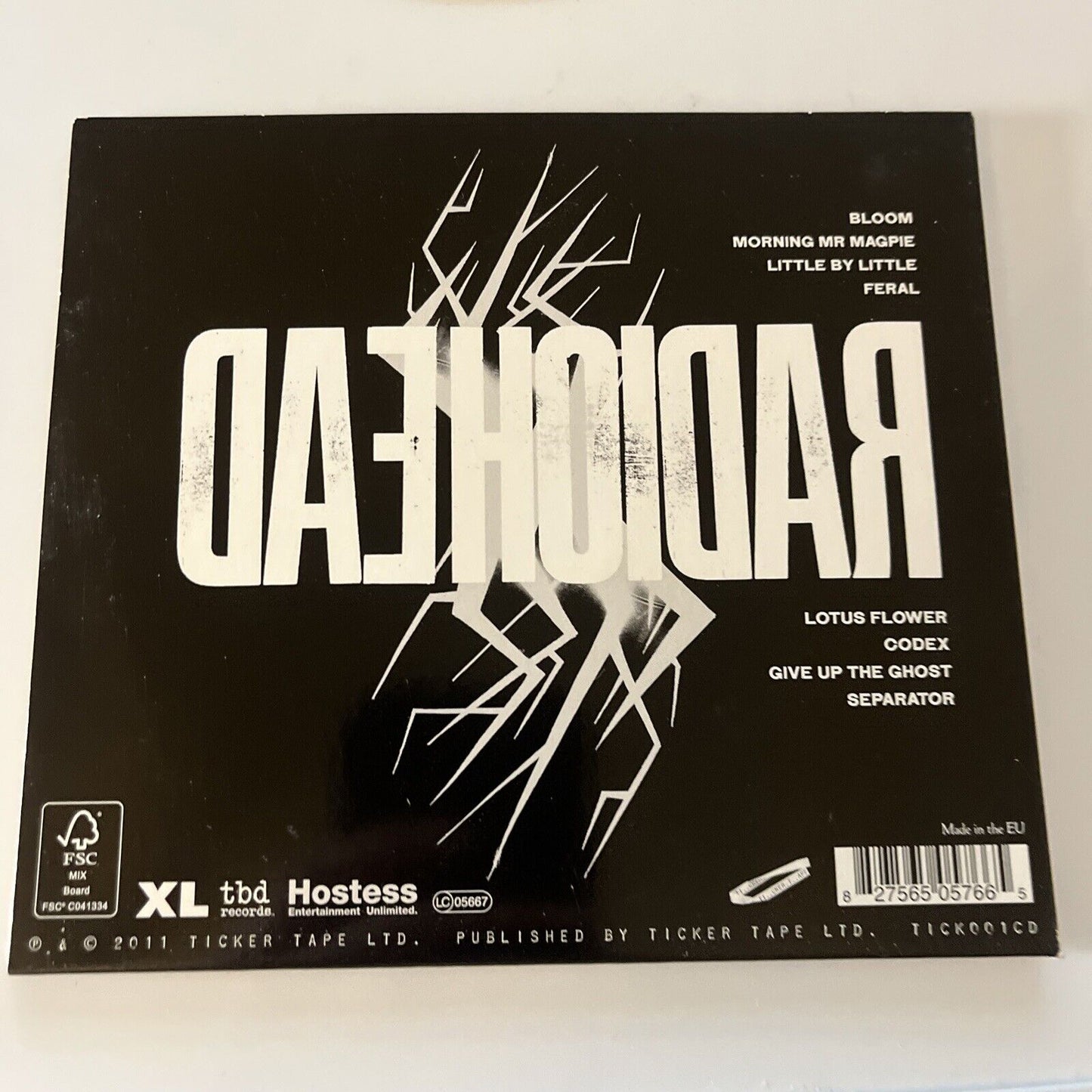 King of Limbs by Radiohead (CD, 2011) Tick001cd