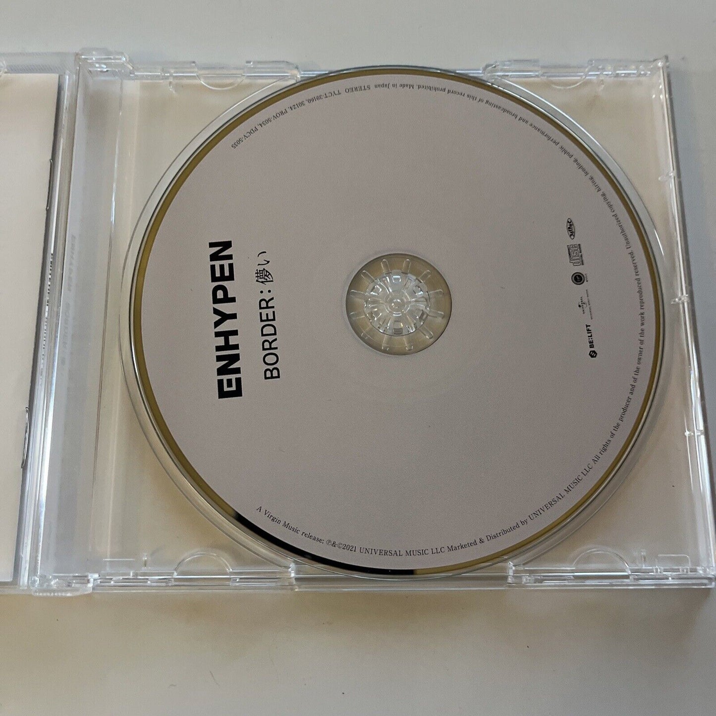 Enhypen - Border: 儚い (CD, 2021) Obi Japan Tyct-39160
