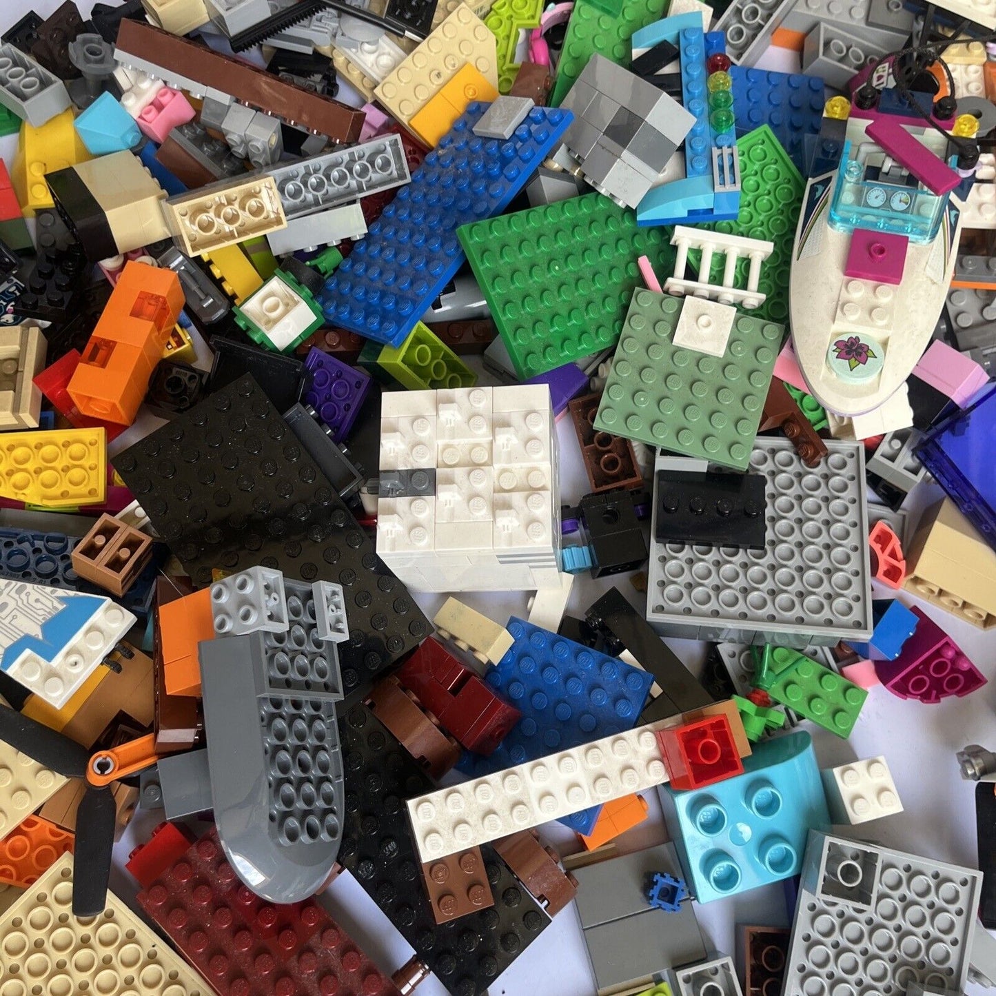Genuine Authentic Lego 1.6kg Bulk Lot Friends Vehicles Boat