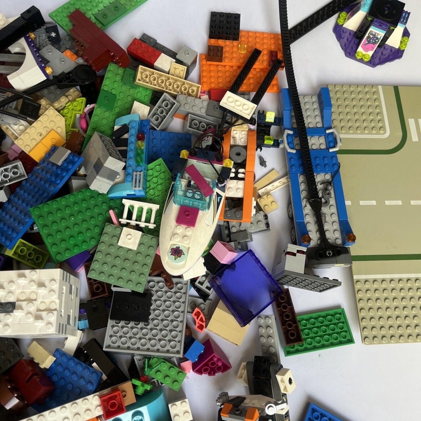 Genuine Authentic Lego 1.6kg Bulk Lot Friends Vehicles Boat