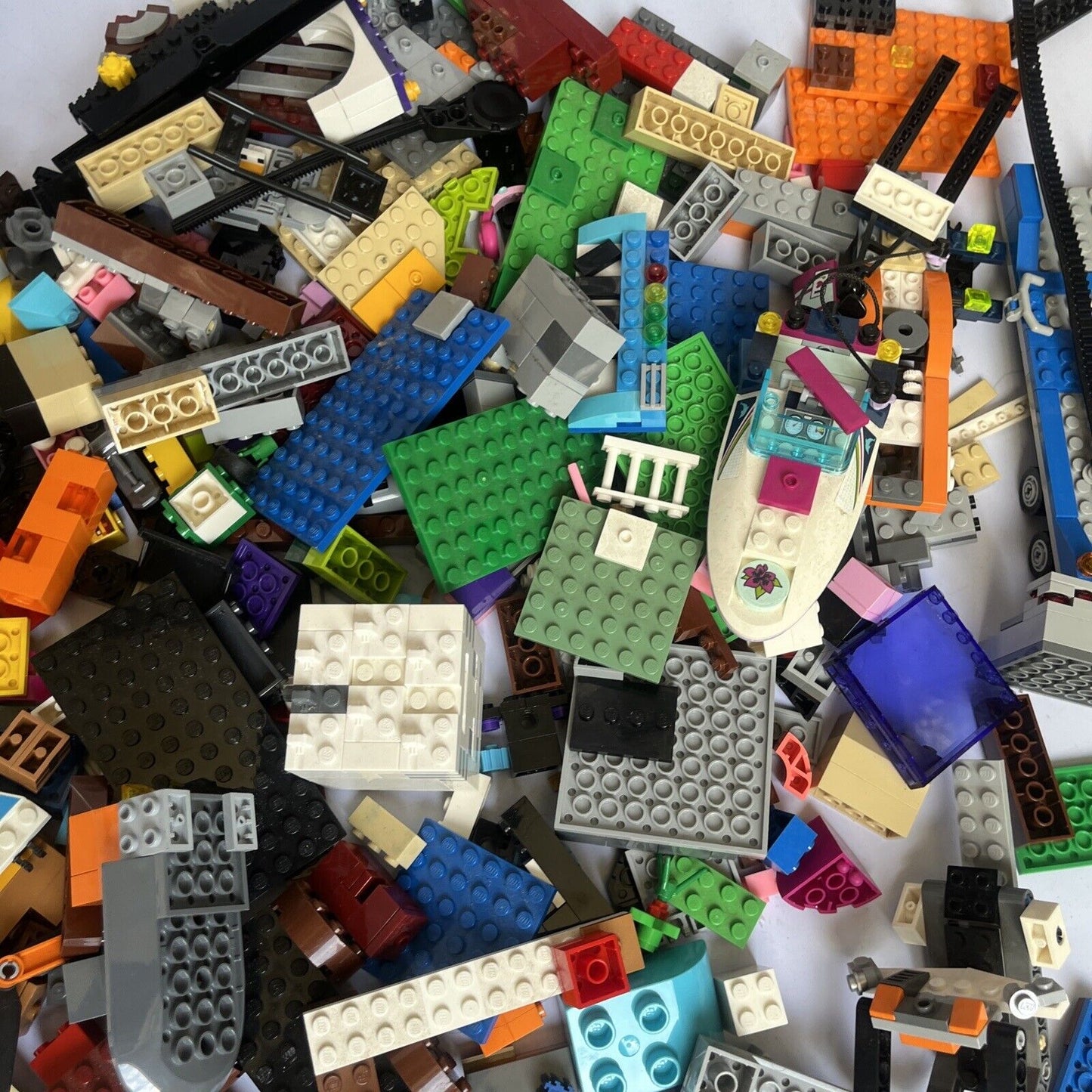 Genuine Authentic Lego 1.6kg Bulk Lot Friends Vehicles Boat