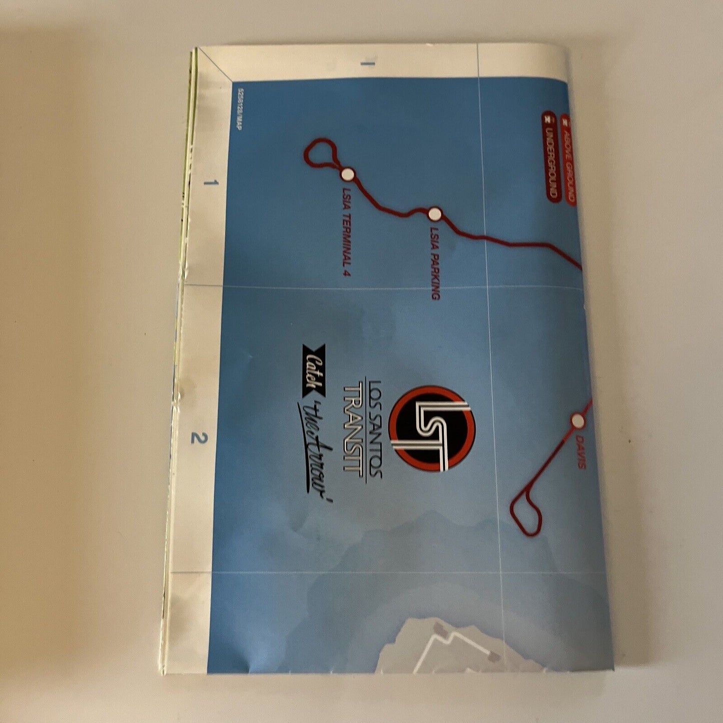 Grand Theft Auto V (Microsoft Xbox 360, 2013) Manual Map PAL
