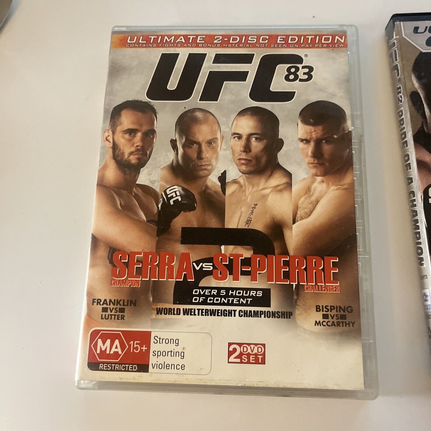 UFC #83 - Serra Vs. St. Pierre 2 / Silva Vs Henderson (DVD) Region 4