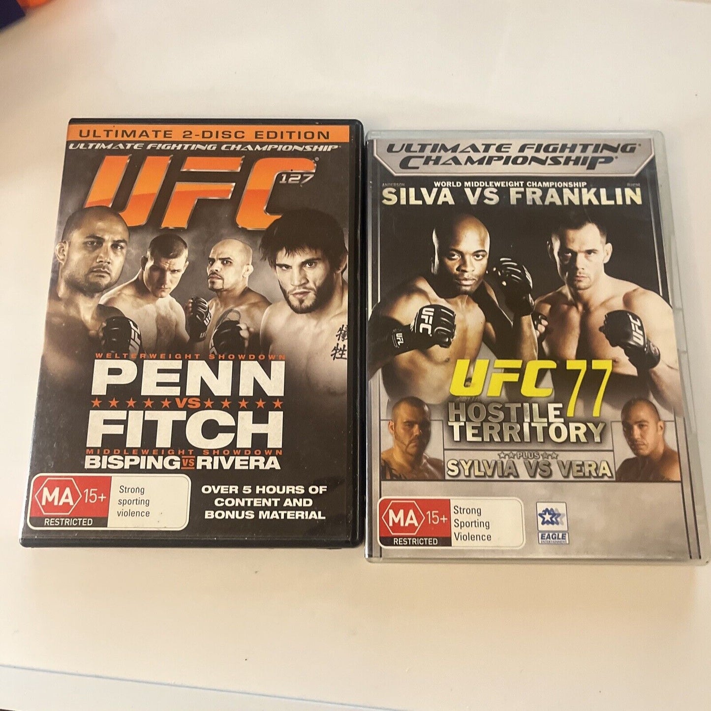 UFC Ultimate Fighting Championship DVD 18-Disc Bundle Lot Region 4