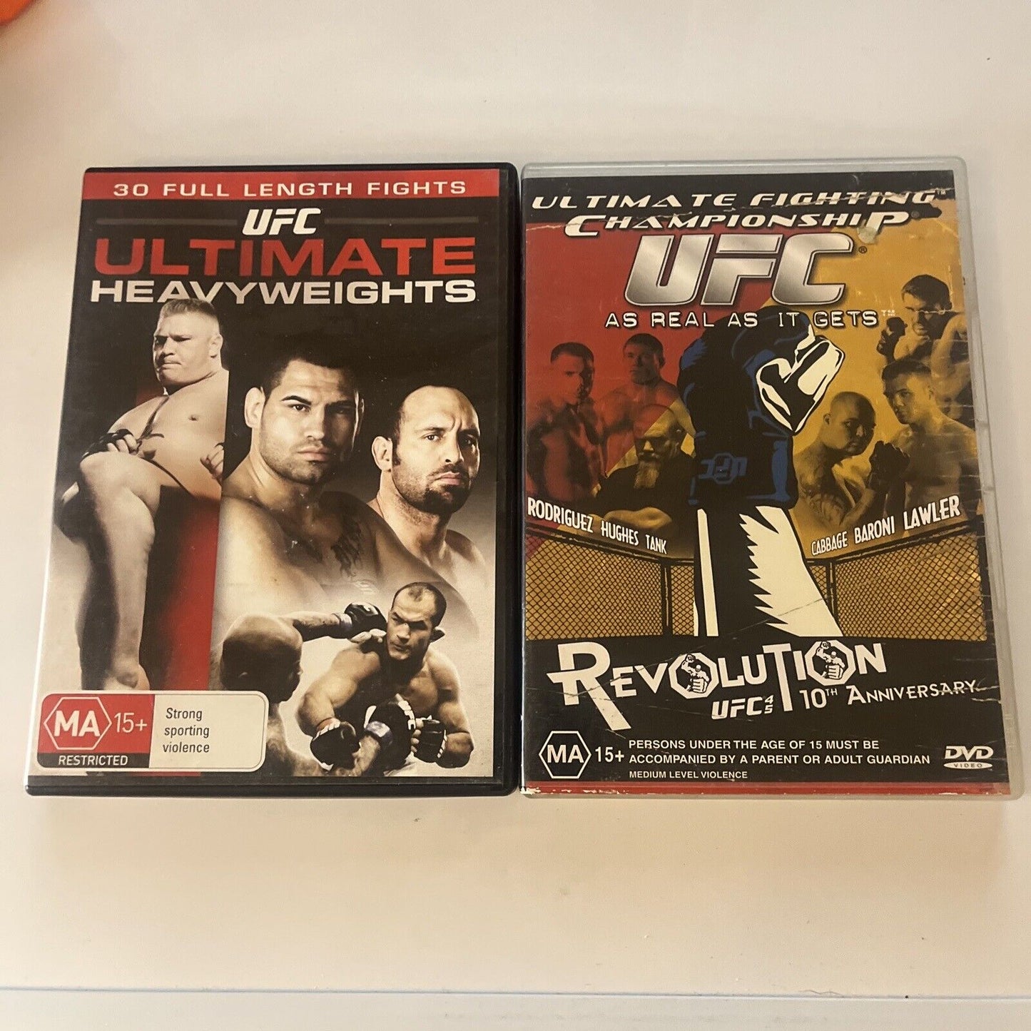UFC Ultimate Fighting Championship DVD 18-Disc Bundle Lot Region 4