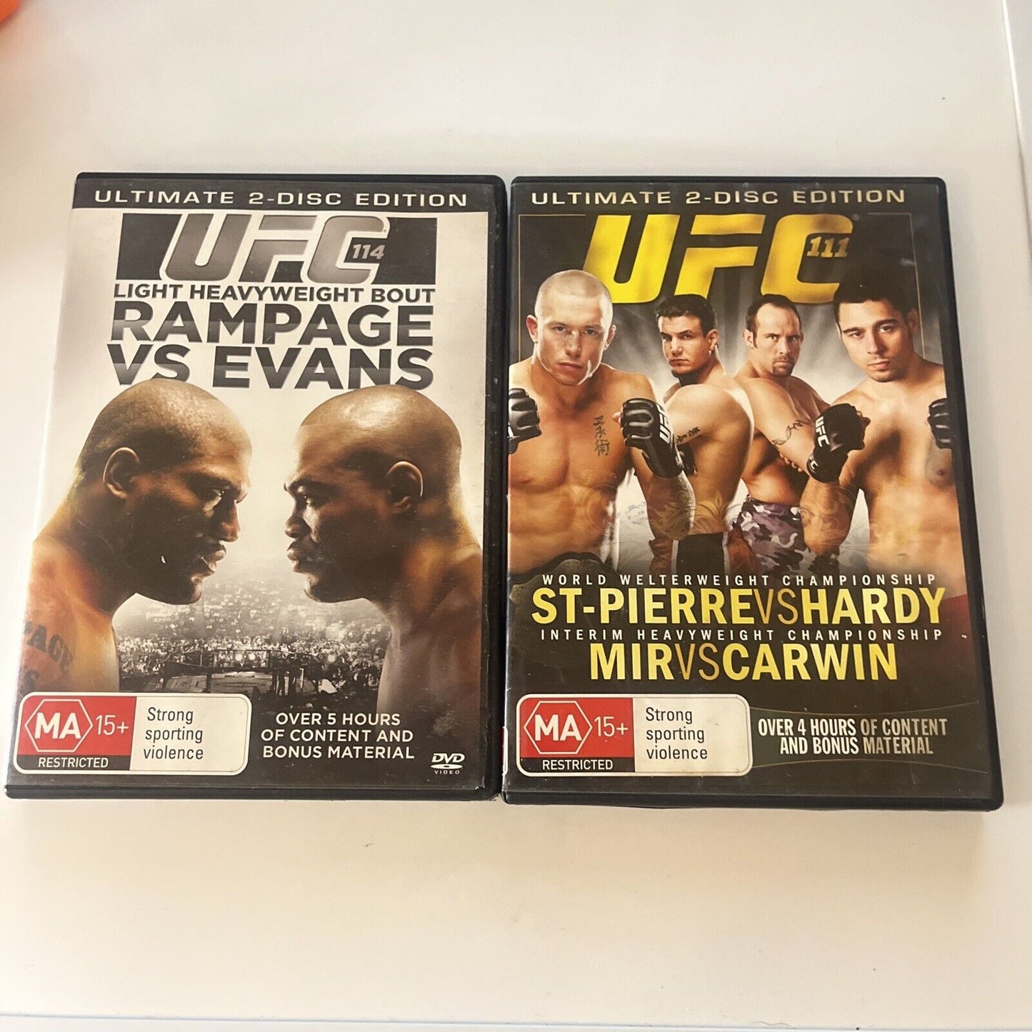 UFC Ultimate Fighting Championship DVD 18-Disc Bundle Lot Region 4