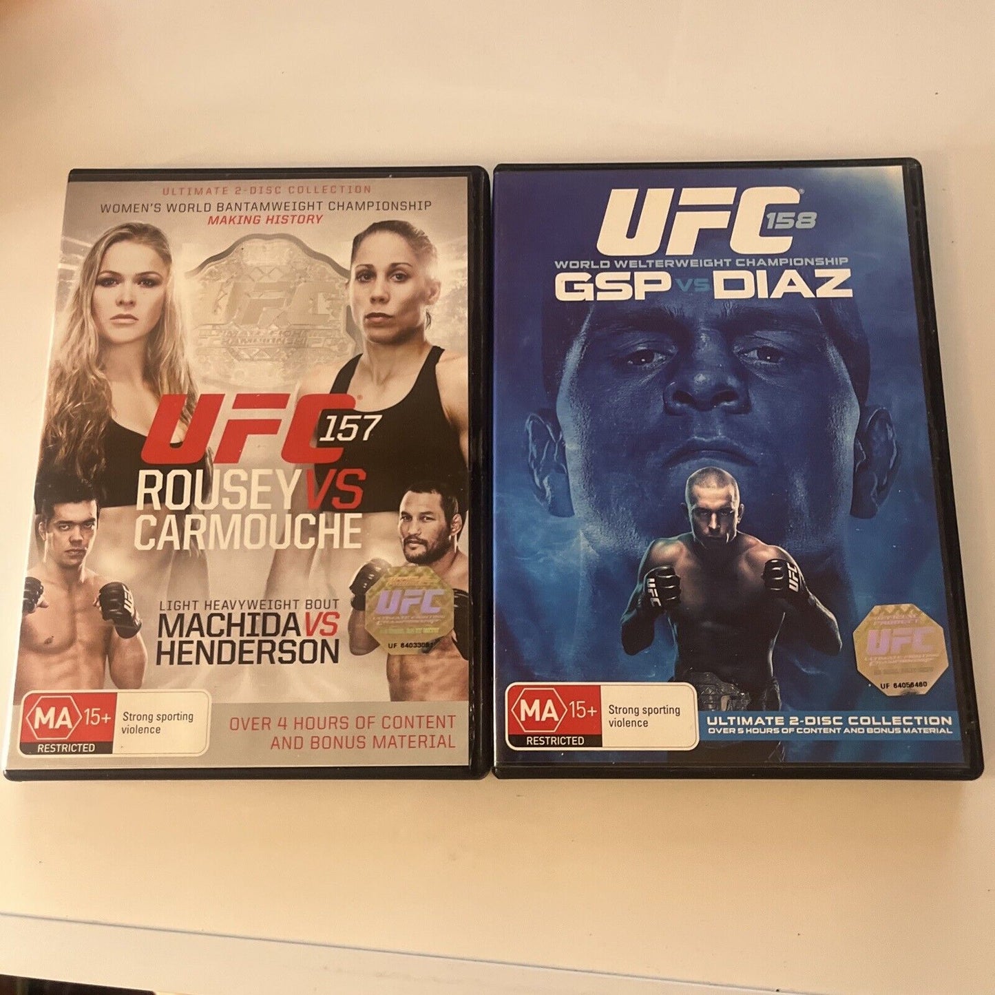 UFC Ultimate Fighting Championship DVD 18-Disc Bundle Lot Region 4