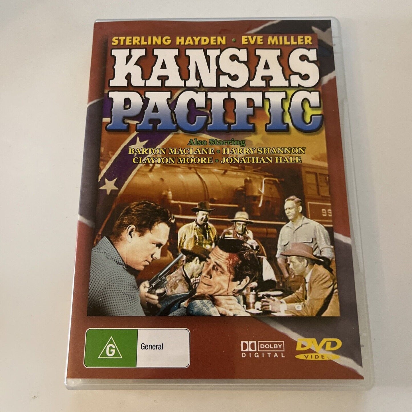 Kansas Pacific (DVD, 1953) Eve Miller, Sterling Hayden NEW All Regions