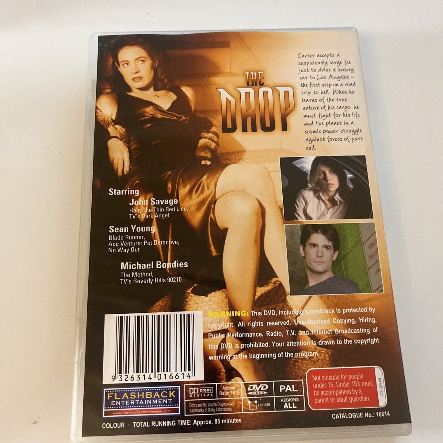 The Drop (DVD, 2006) John Savage, Sean Young, Michael Bondies NEW All Regions