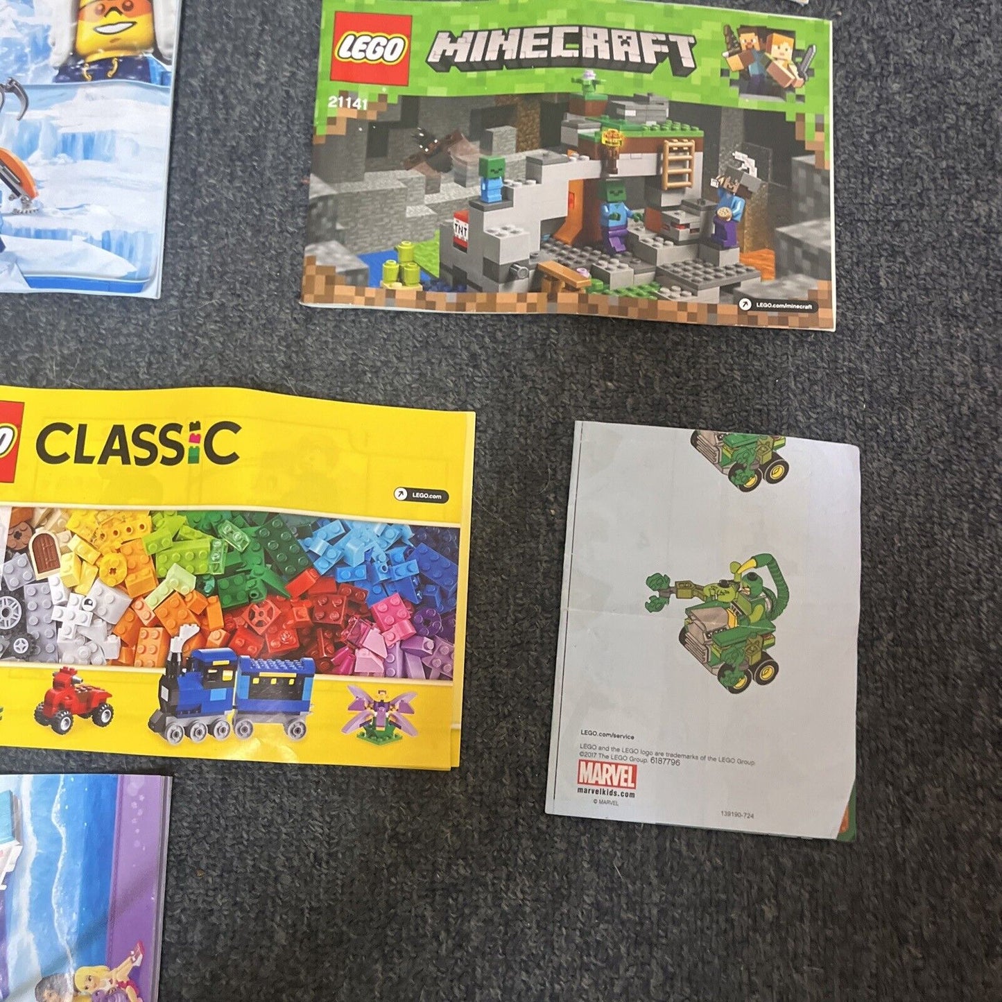Genuine Official Lego 20x Manual Bulk Lot