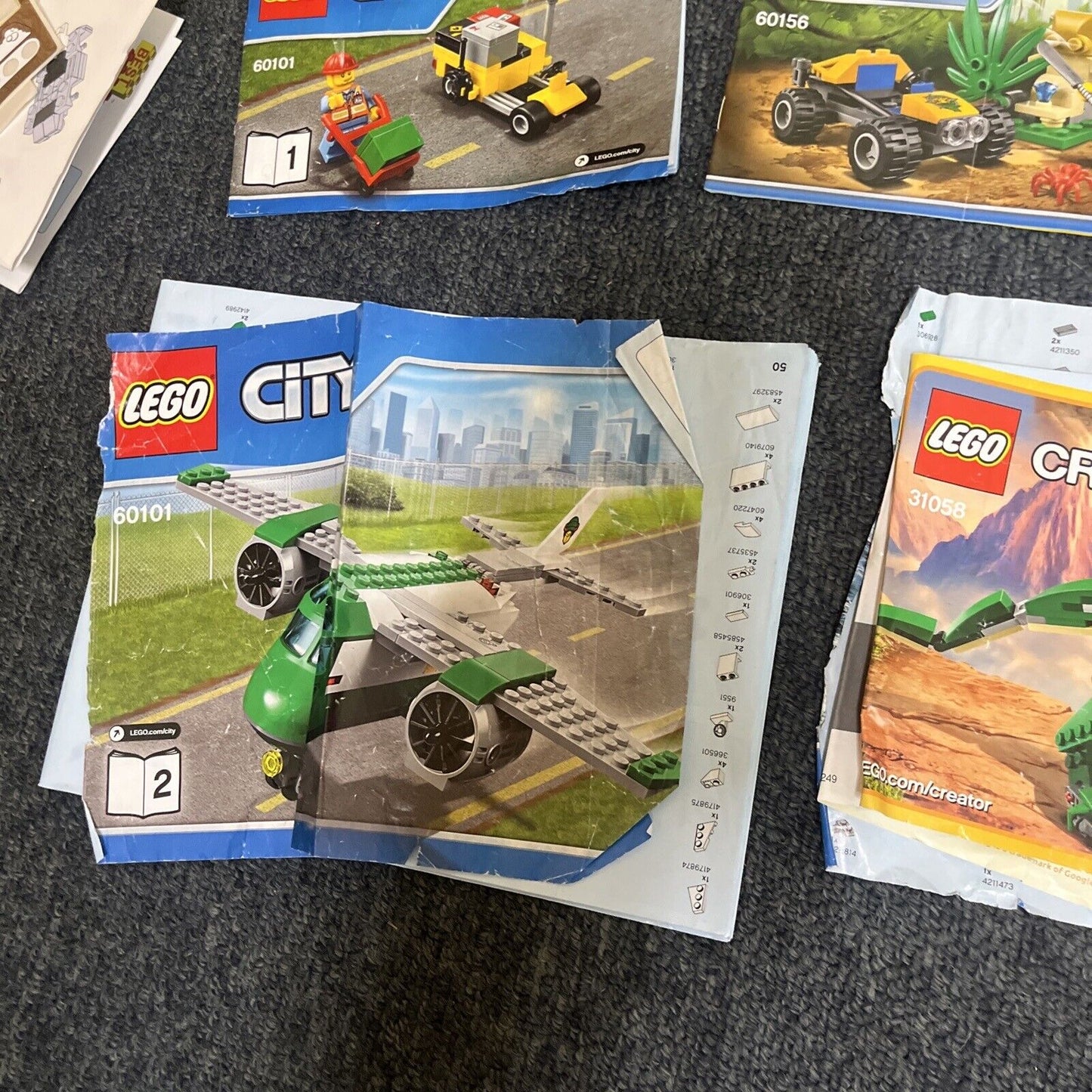 Genuine Official Lego 20x Manual Bulk Lot