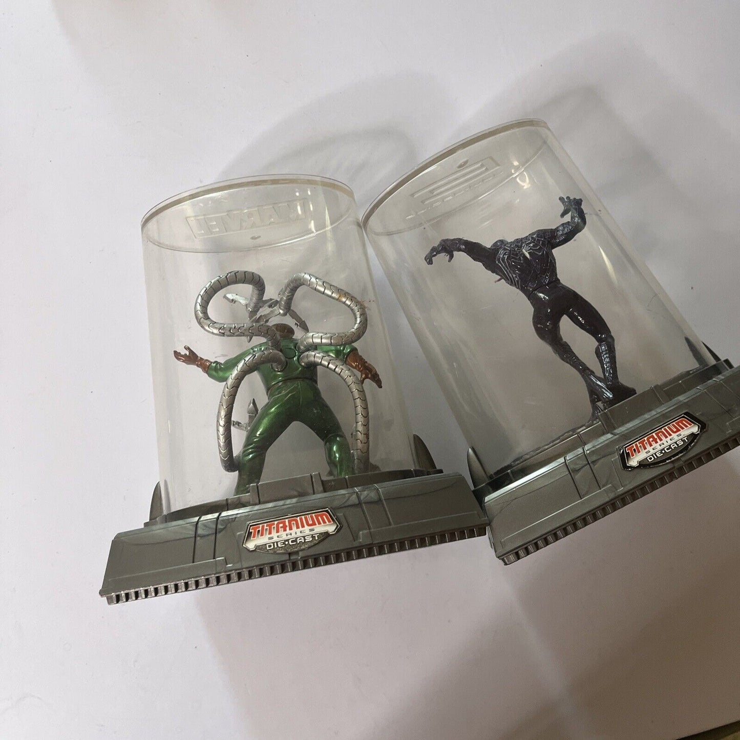 Doctor Octopus 2006 & Venom 2007 4" Action Figure Titanium Series Die Cast