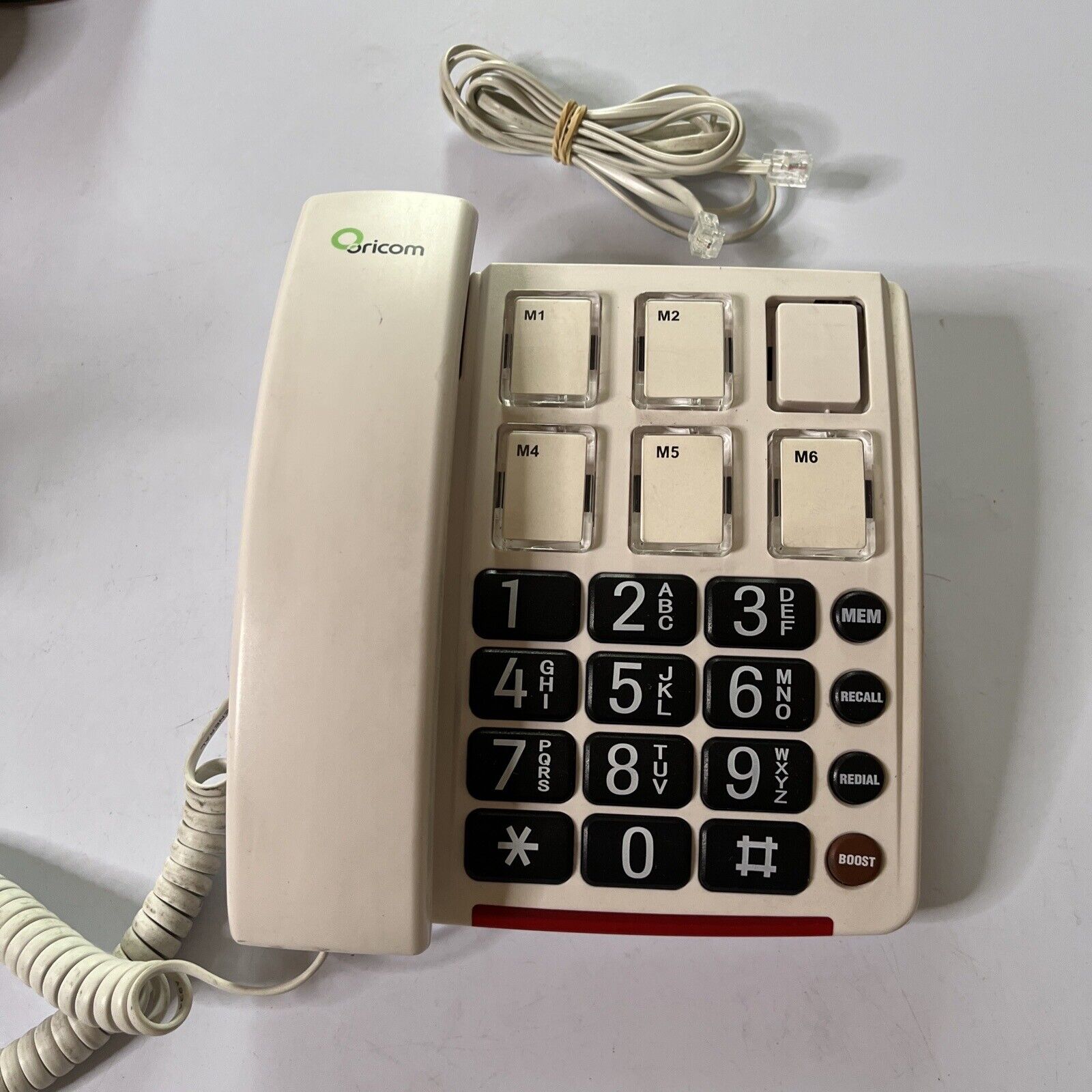 Care 80 Landline Corded Big Button Telephone NBN Compatible