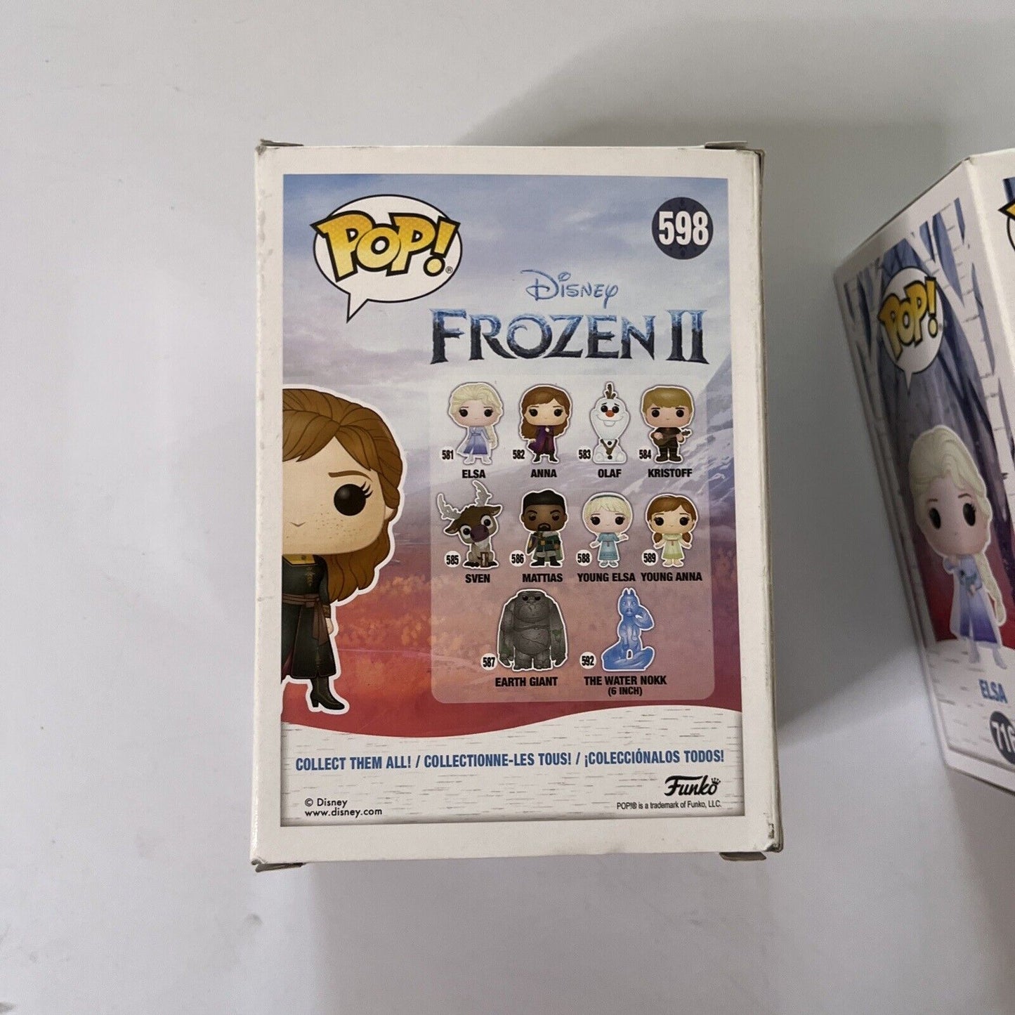 Elsa #716 & Anna #598 Frozen II FUNKO Pop Vinyl Special Edition