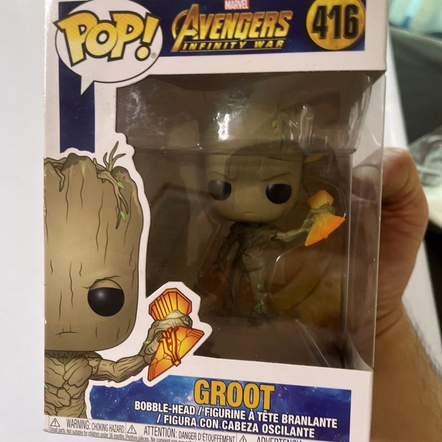 Groot with Stormbreaker Avengers 3: Infinity War Pop! Vinyl Figure #416