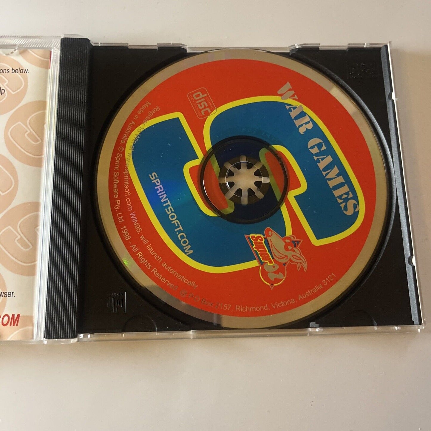 War Games - Over 20 War Action Games PC CDROM Windows 95