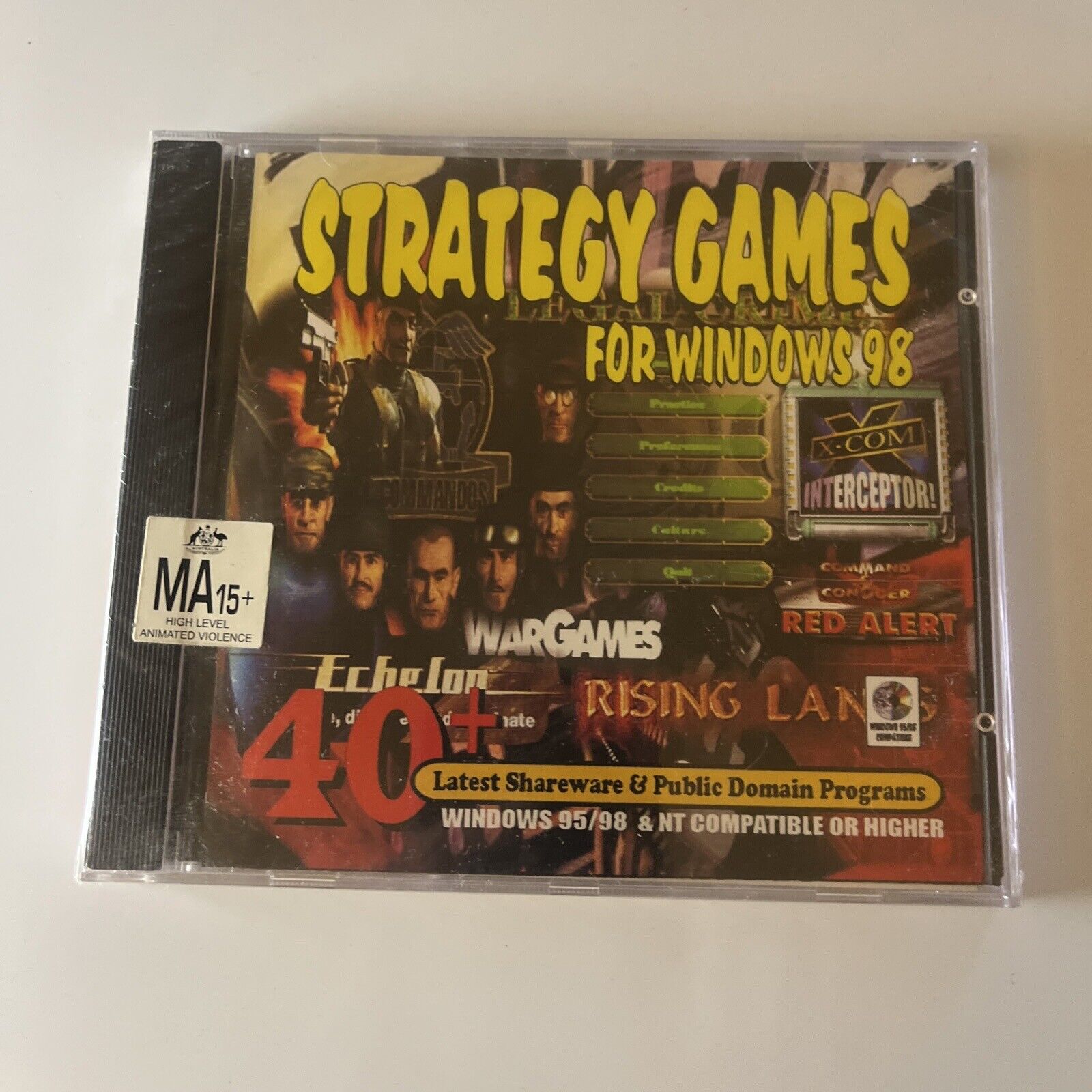 Strategy Games For Windows 98 PC CDROM Win95 *New Sealed* – Retro Unit