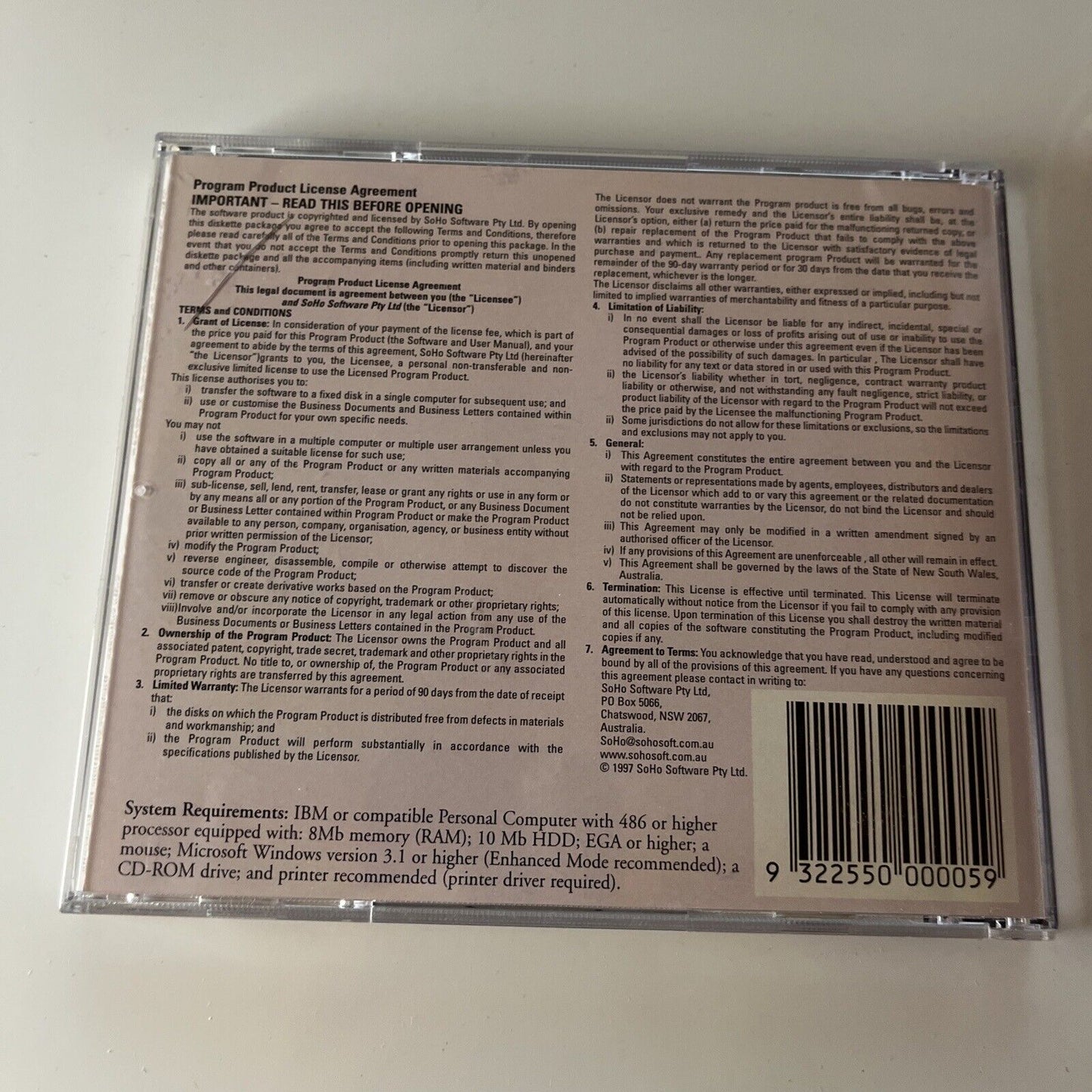 125 Business To Business Letters For Windows PC CDROM 1997 Win95