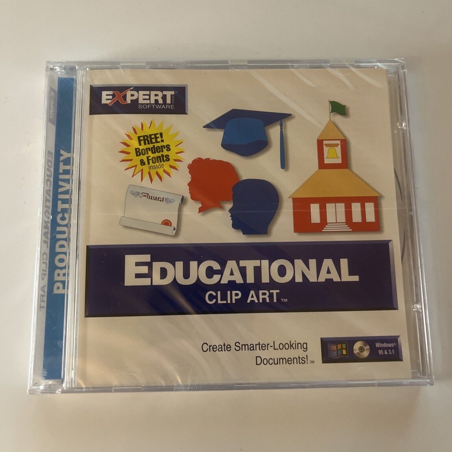 Educational Clip Art PC CDROM Win 95 Expert Software *New Sealed*